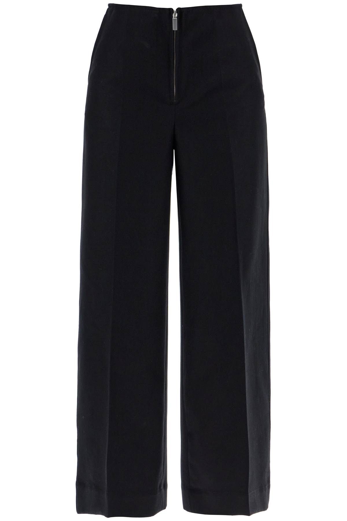 Toteme TOTEME zip-front wide trousers