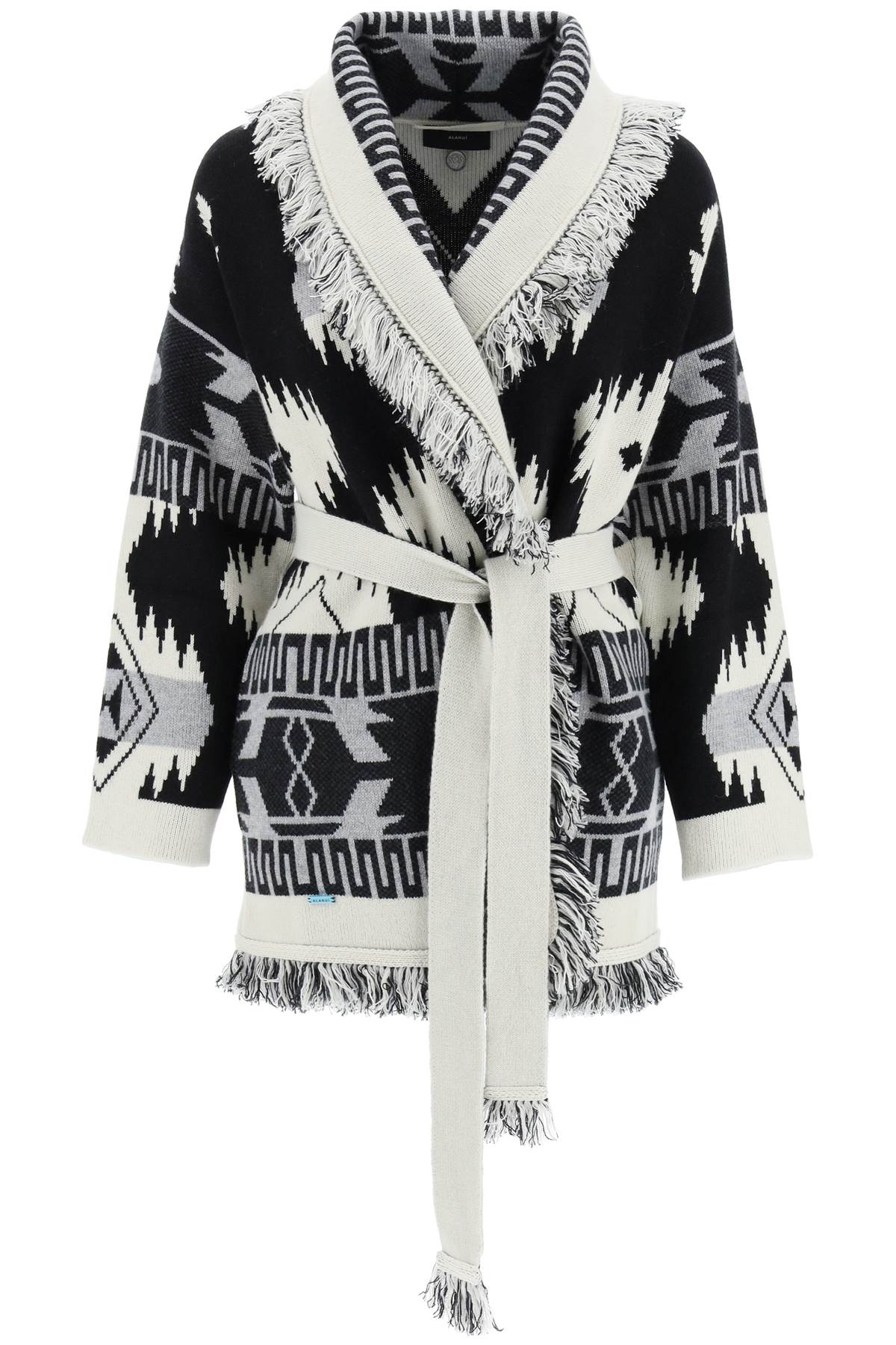 Alanui ALANUI icon cardigan in jacquard cashmere