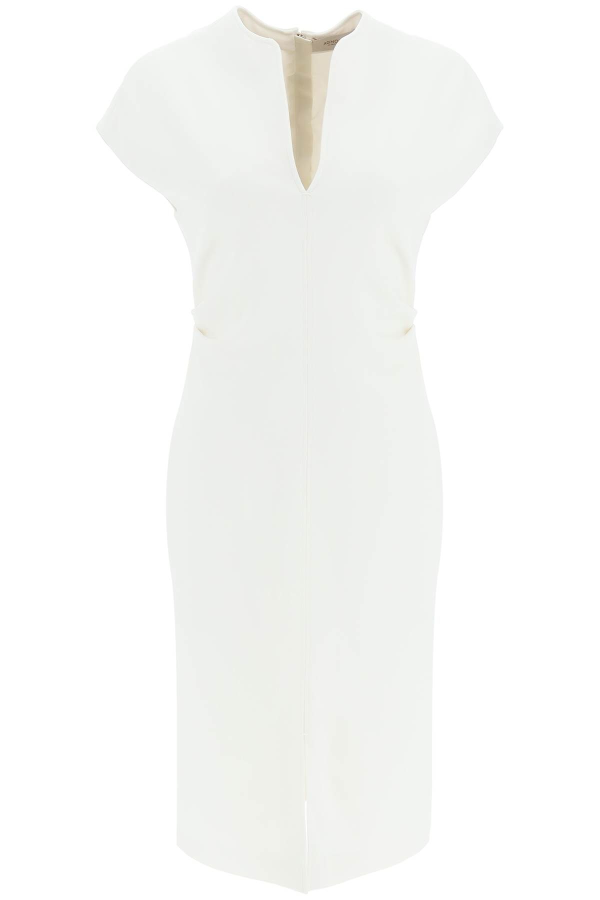 AGNONA AGNONA wool crepe sheath dress