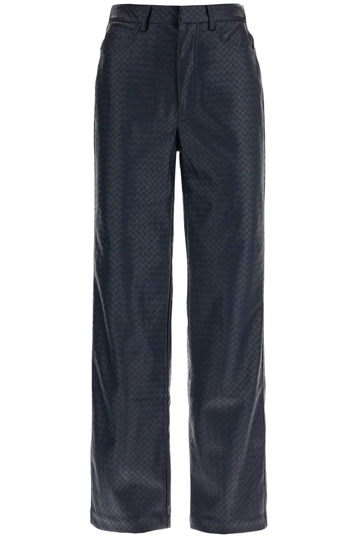 Rotate ROTATE straight woven pattern trousers with interl