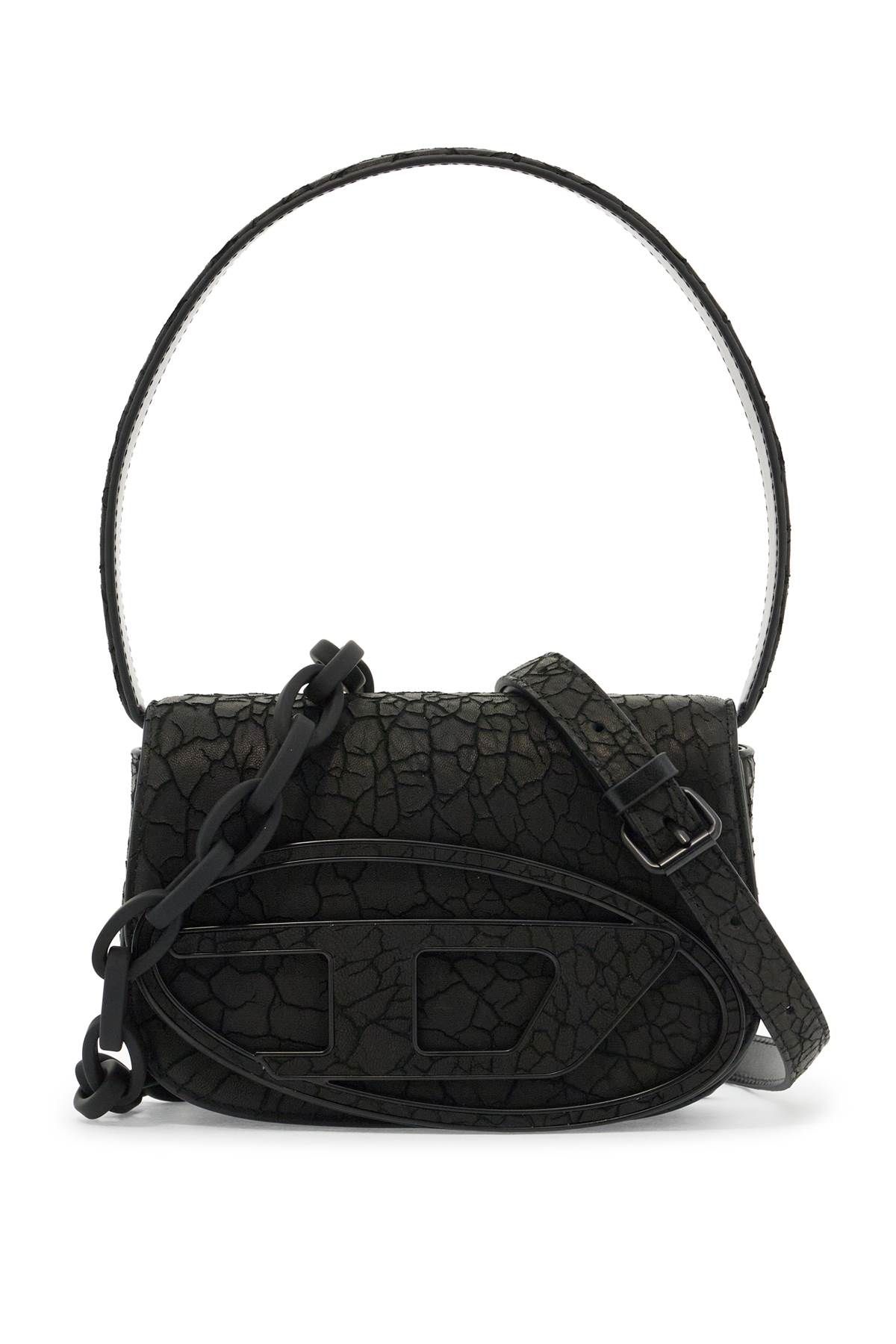 Diesel DIESEL 1dr leather shoulder bag with dry finish