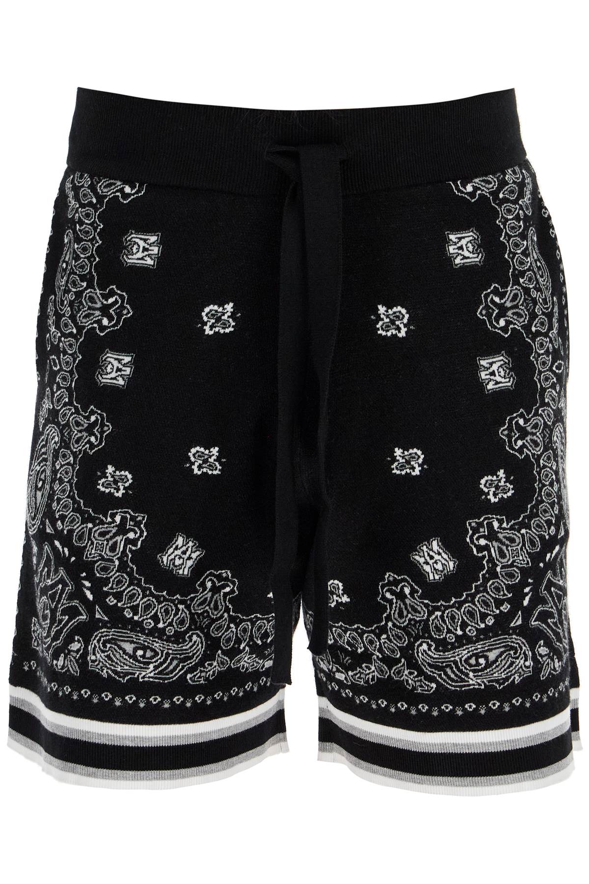 Amiri AMIRI knitted bandana bermuda shorts