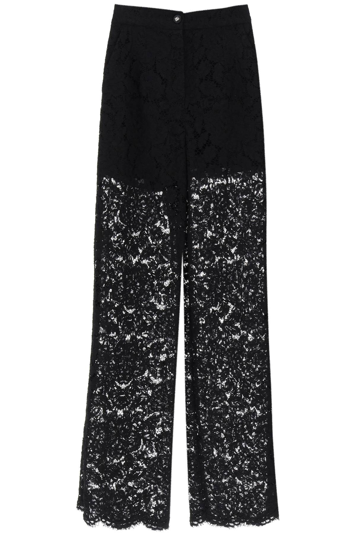 Dolce & Gabbana DOLCE & GABBANA lace pants