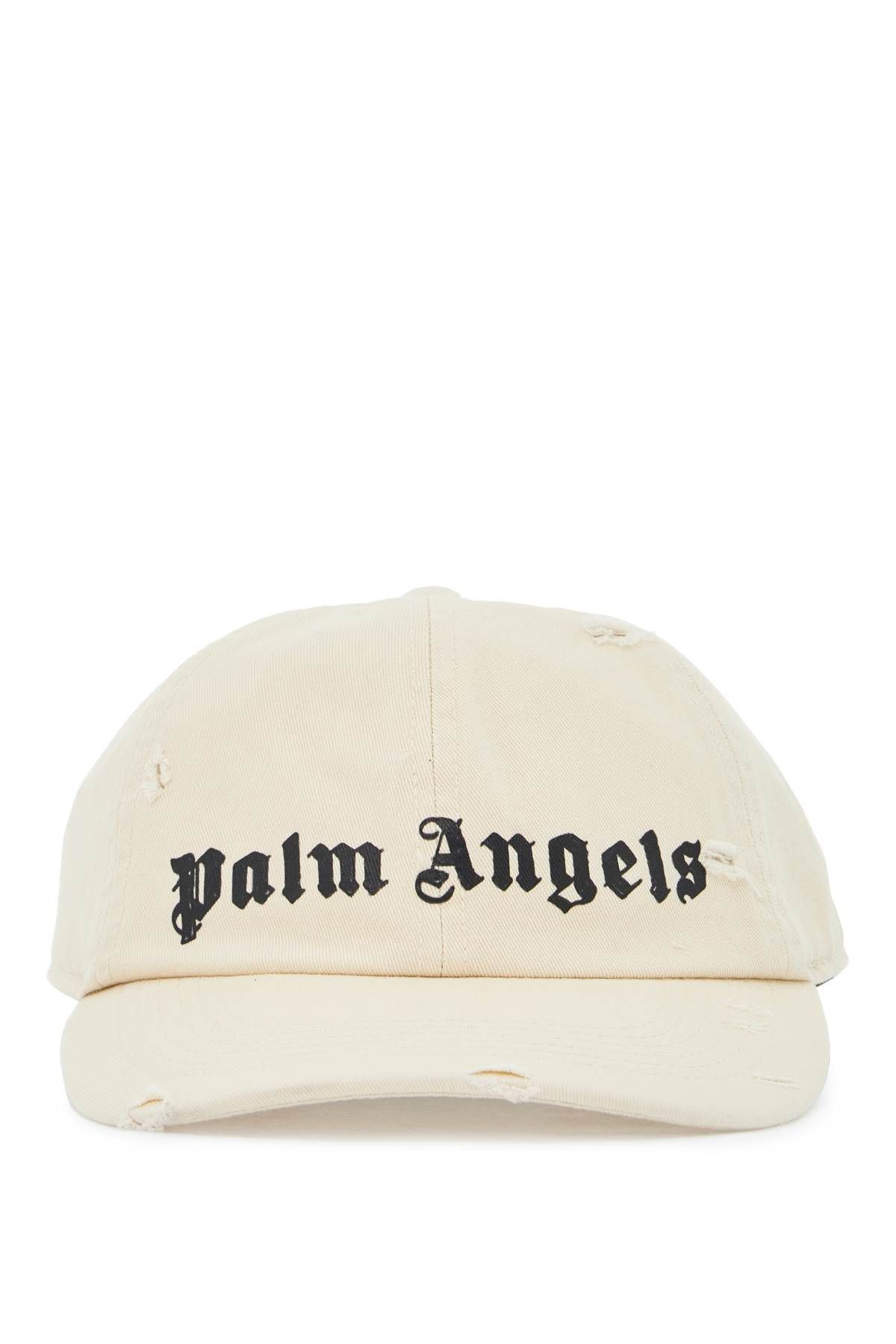 PALM ANGELS PALM ANGELS distressed baseball cap with logo