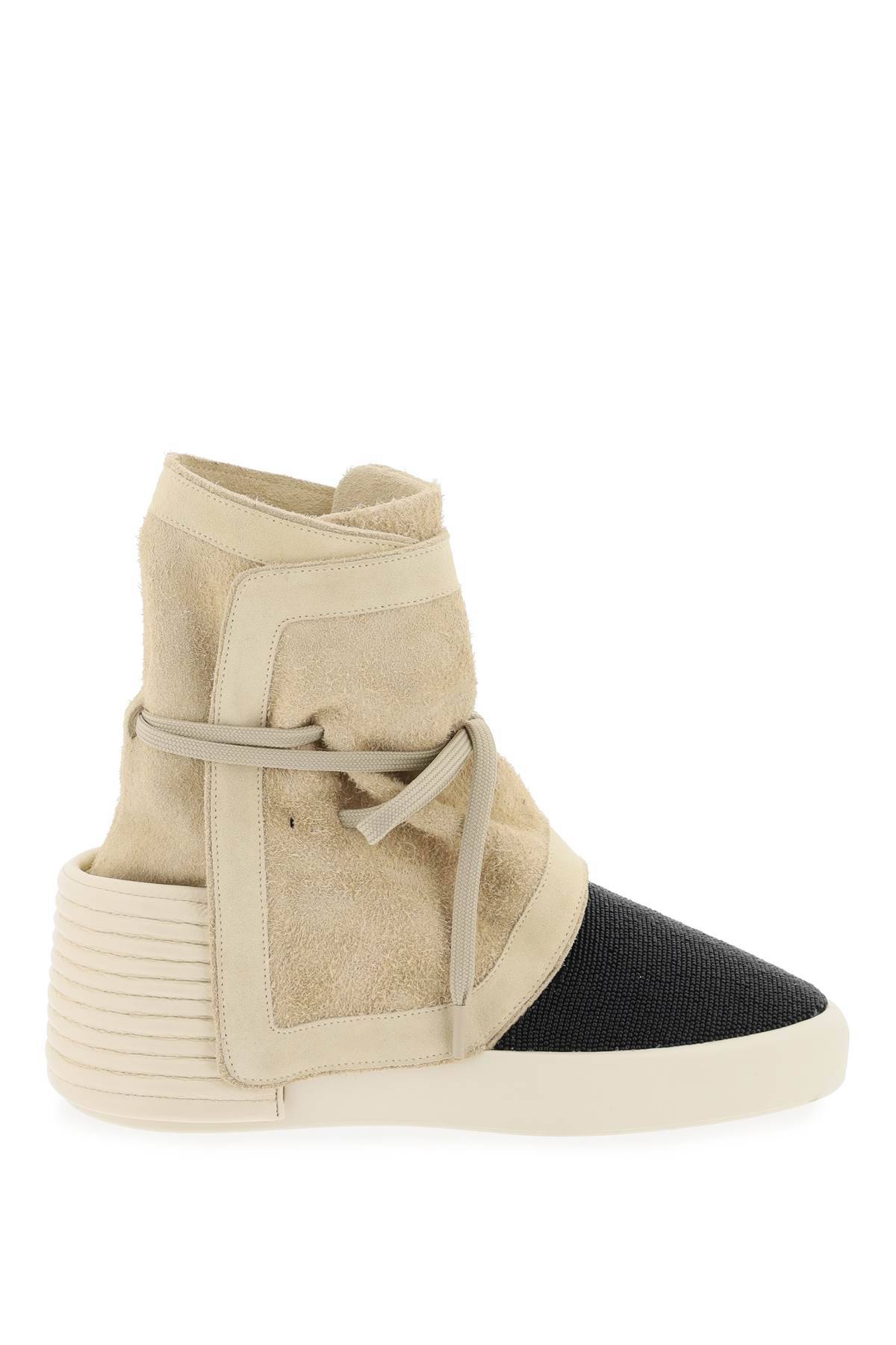 Fear Of God FEAR OF GOD high-top suede and beaded leather moc