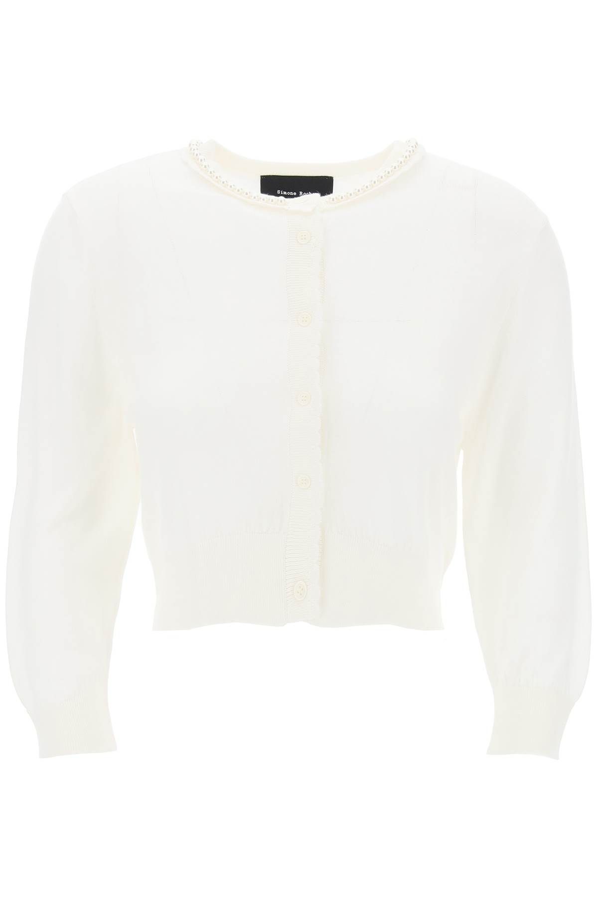 Simone Rocha SIMONE ROCHA "cropped cardigan with pearl