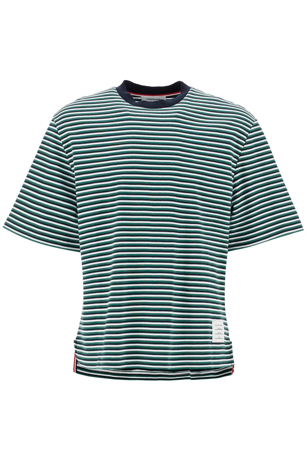 Thom Browne THOM BROWNE "striped oversized jersey t-shirt"