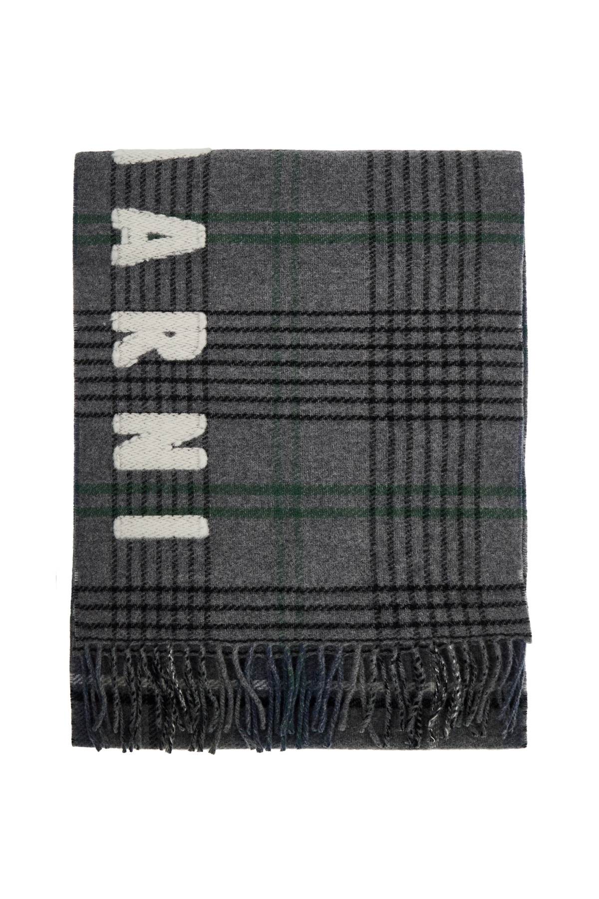 Marni MARNI double check wool scarf in 8