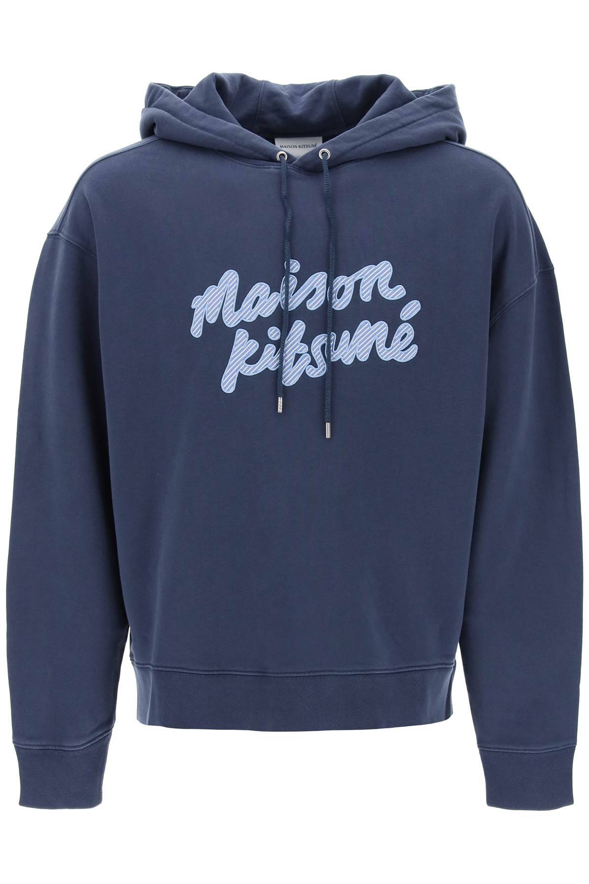 Maison Kitsuné MAISON KITSUNE hooded sweatshirt with embroidered logo