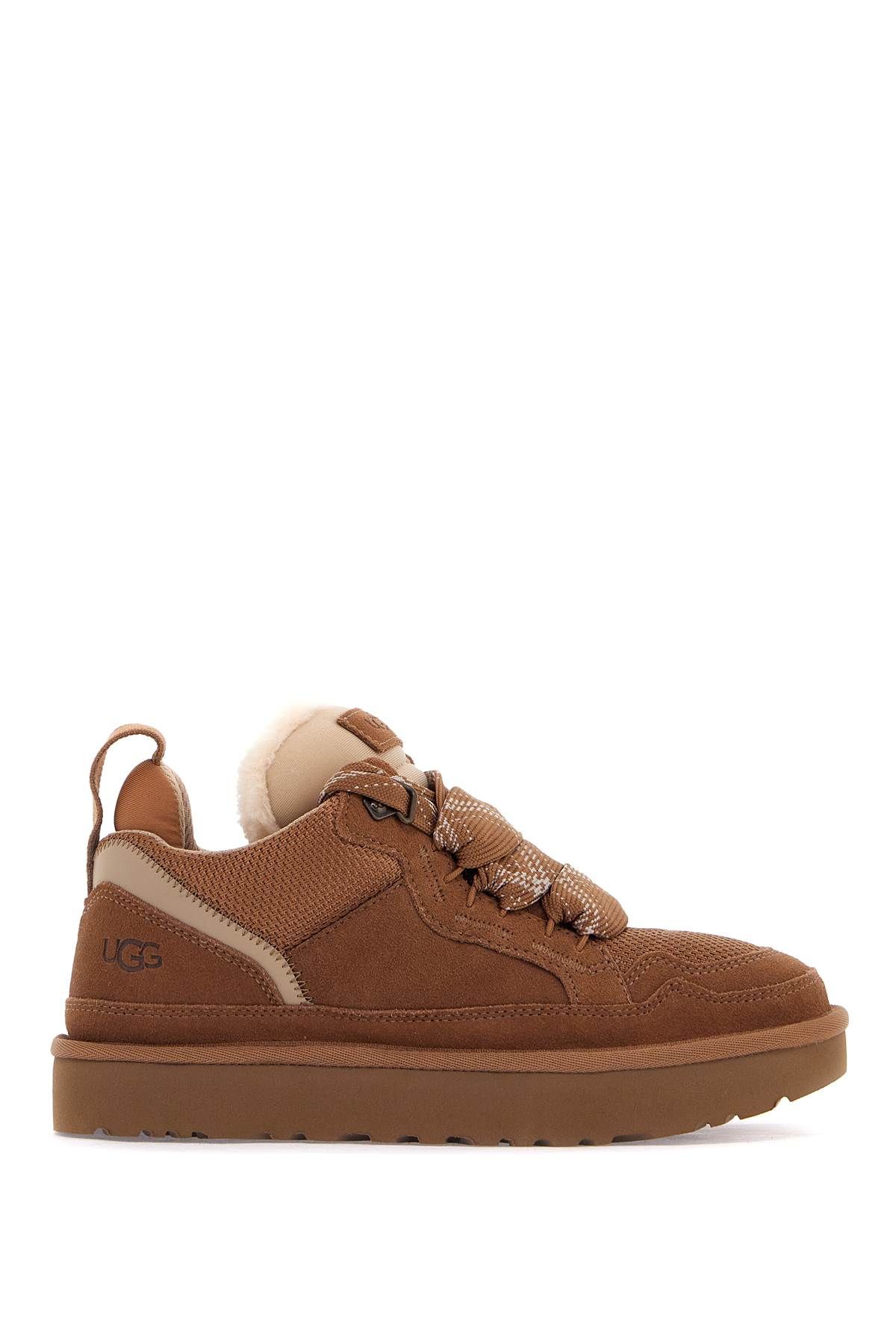 Ugg UGG lowmel suede and mesh sneakers in italian leather