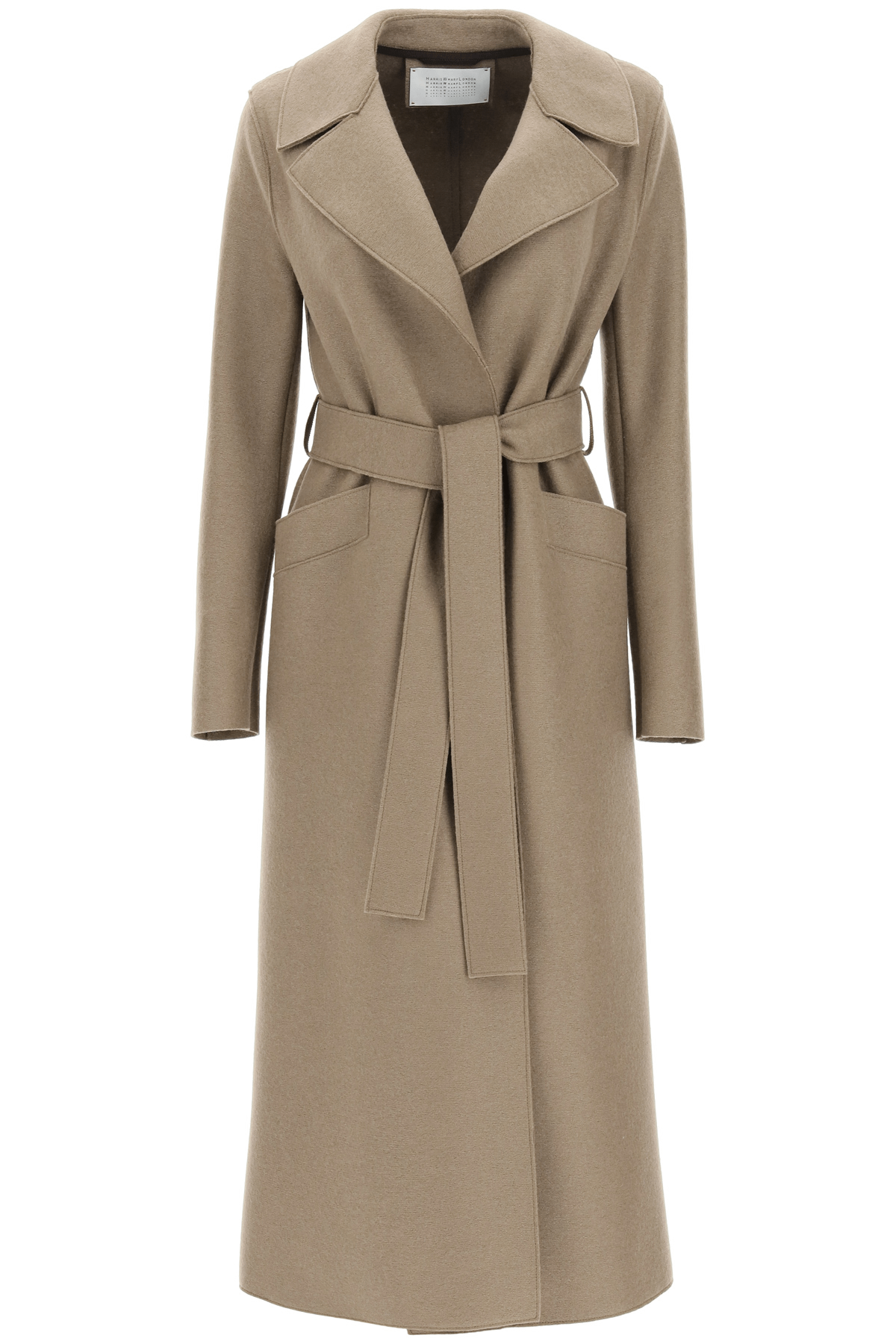 HARRIS WHARF LONDON HARRIS WHARF LONDON long pressed wool coat