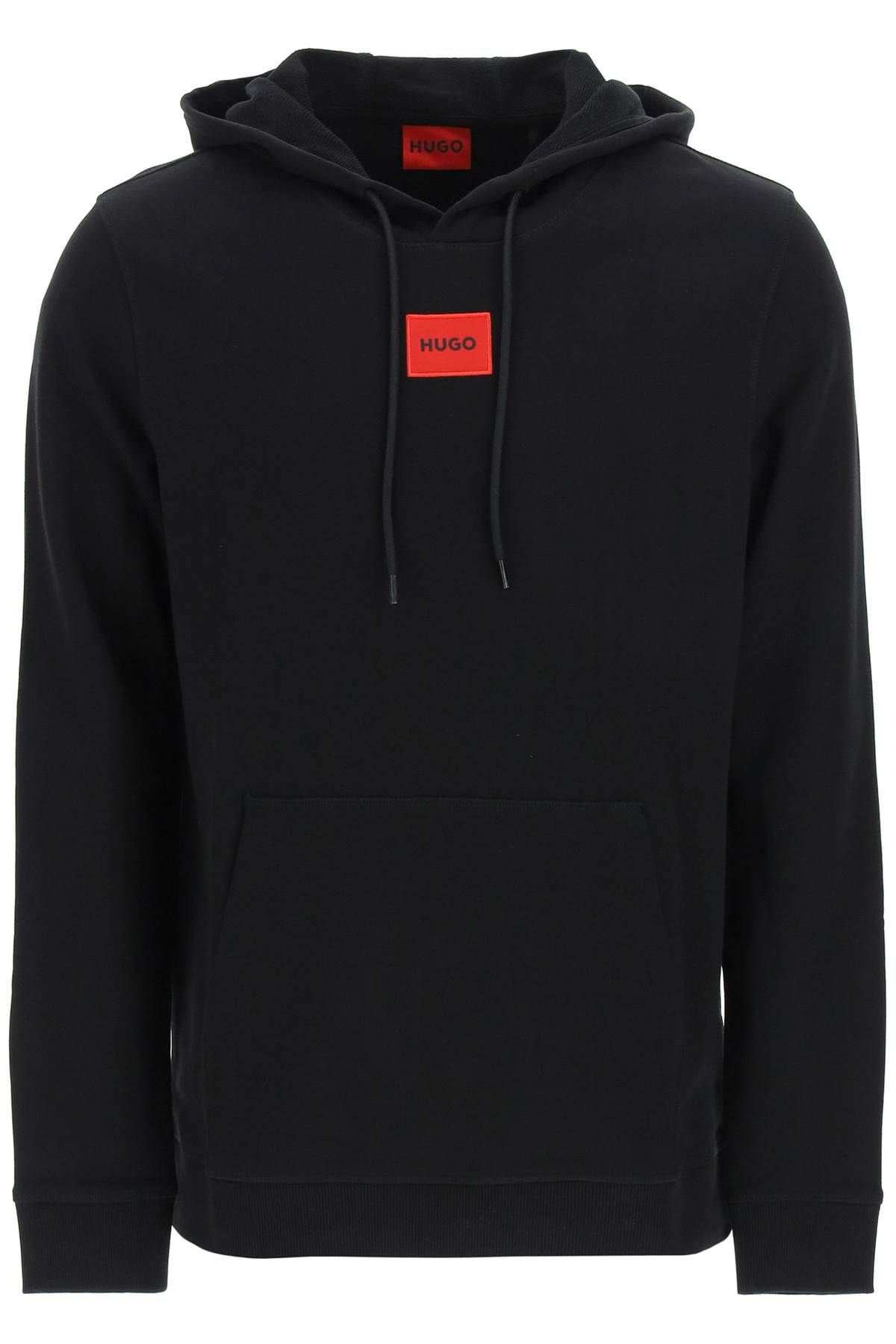 Hugo HUGO daratschi logo patch hoodie