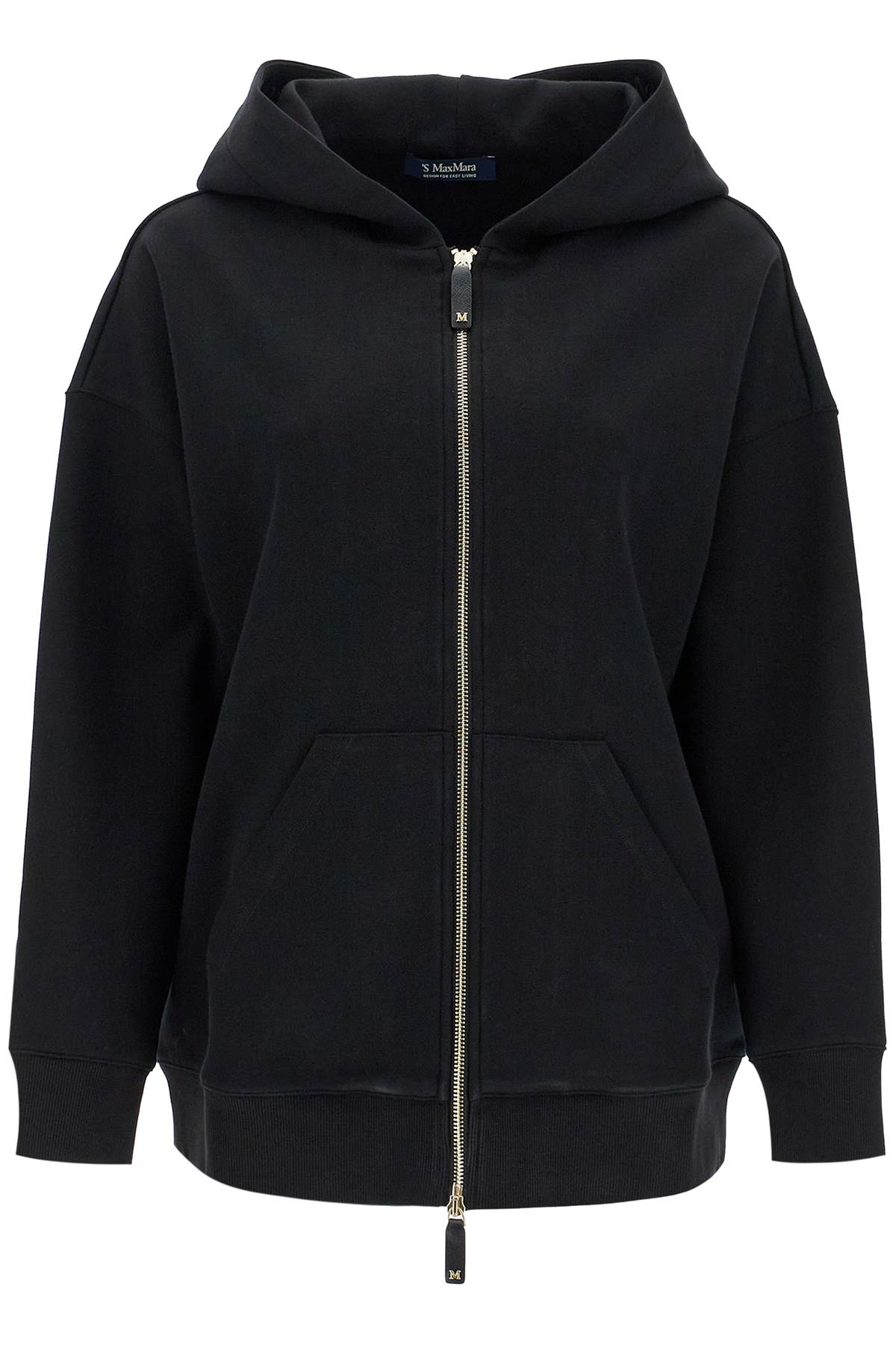  'S MAX MARA oversized hoodie with double hood