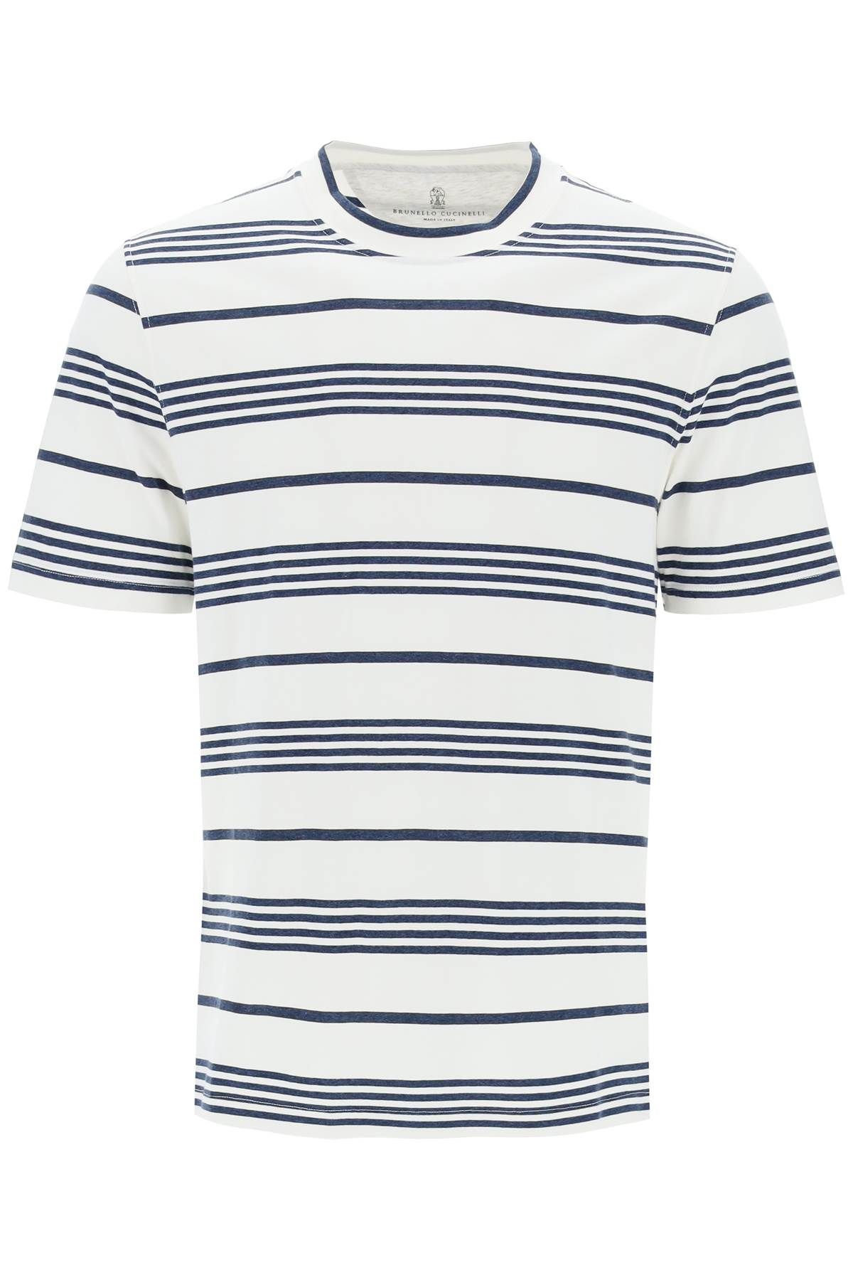 Brunello Cucinelli BRUNELLO CUCINELLI striped crewneck t-shirt