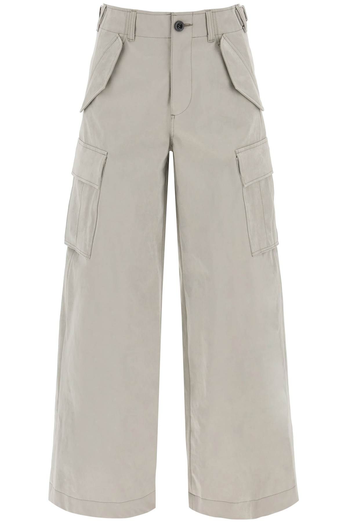 Sacai SACAI peach skin technical cargo pants