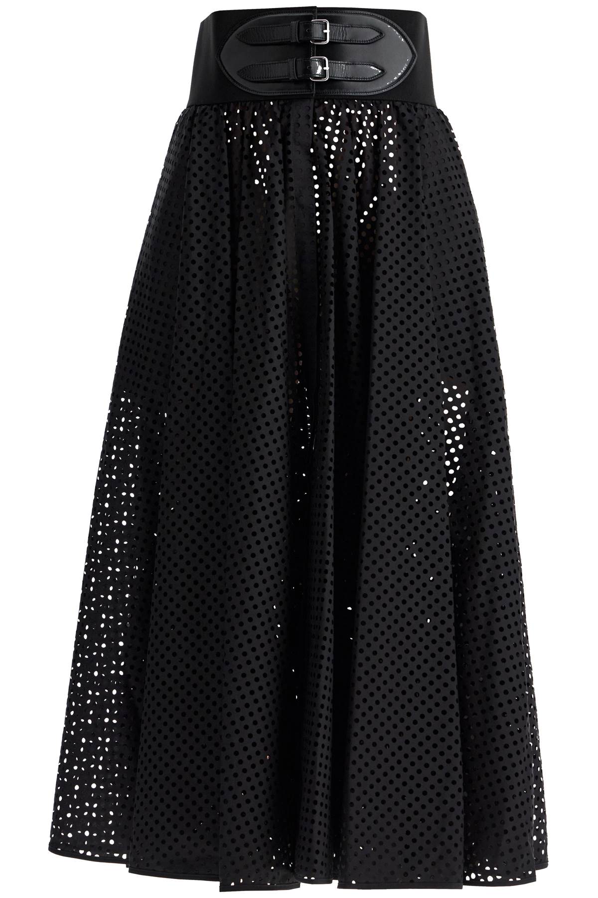 Alaïa ALAIA 'perforated poplin midi