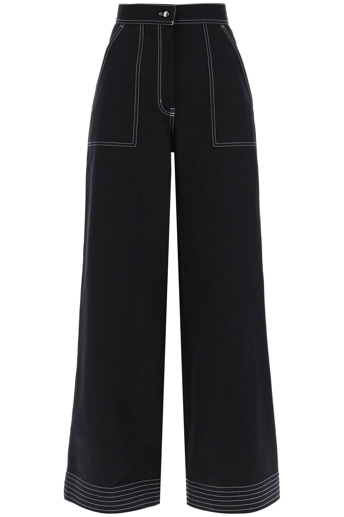 Max Mara MAX MARA wide-legged oboli workwear pants with