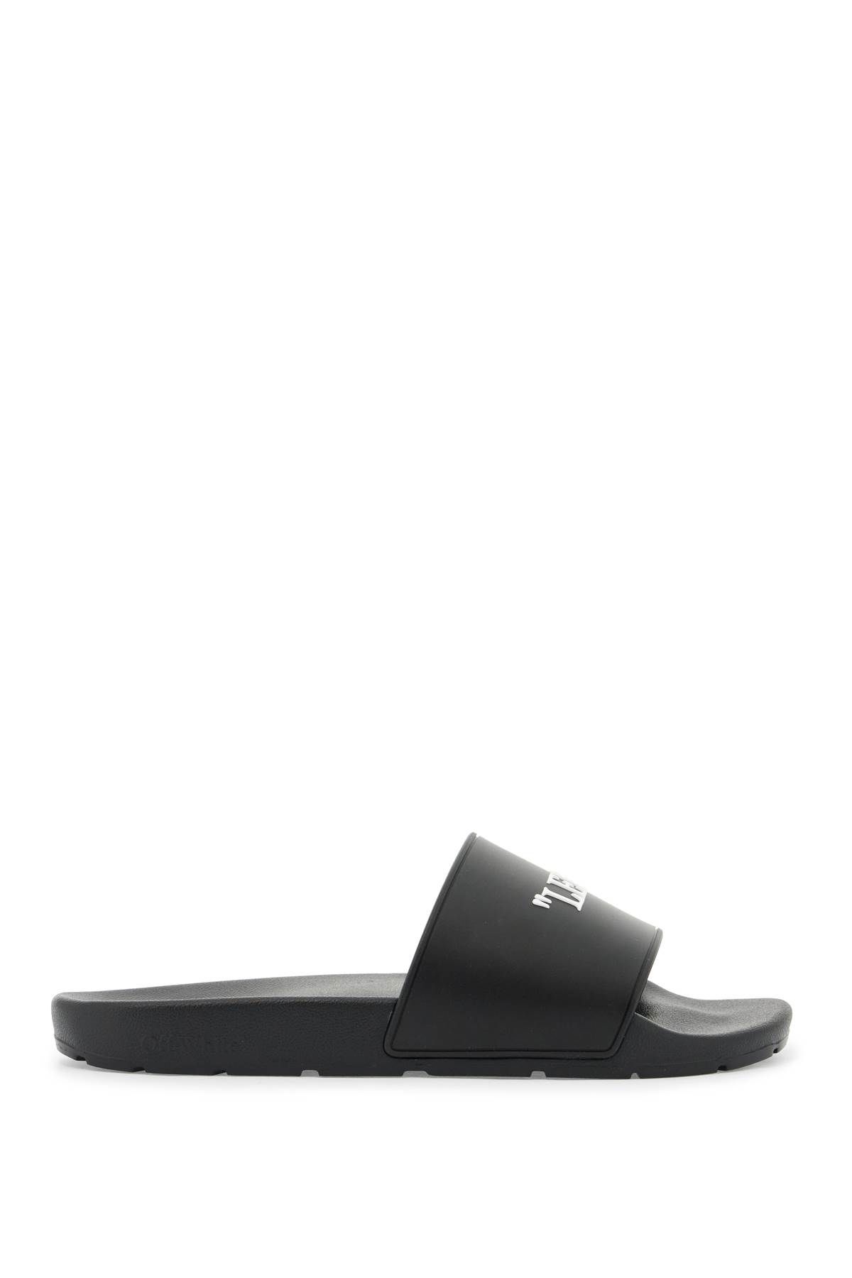 OFF-WHITE OFF-WHITE rubber slides for left and right