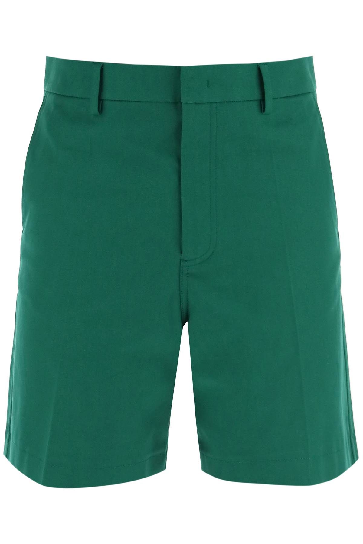 VALENTINO GARAVANI VALENTINO GARAVANI "canvas bermuda shorts with v detail"