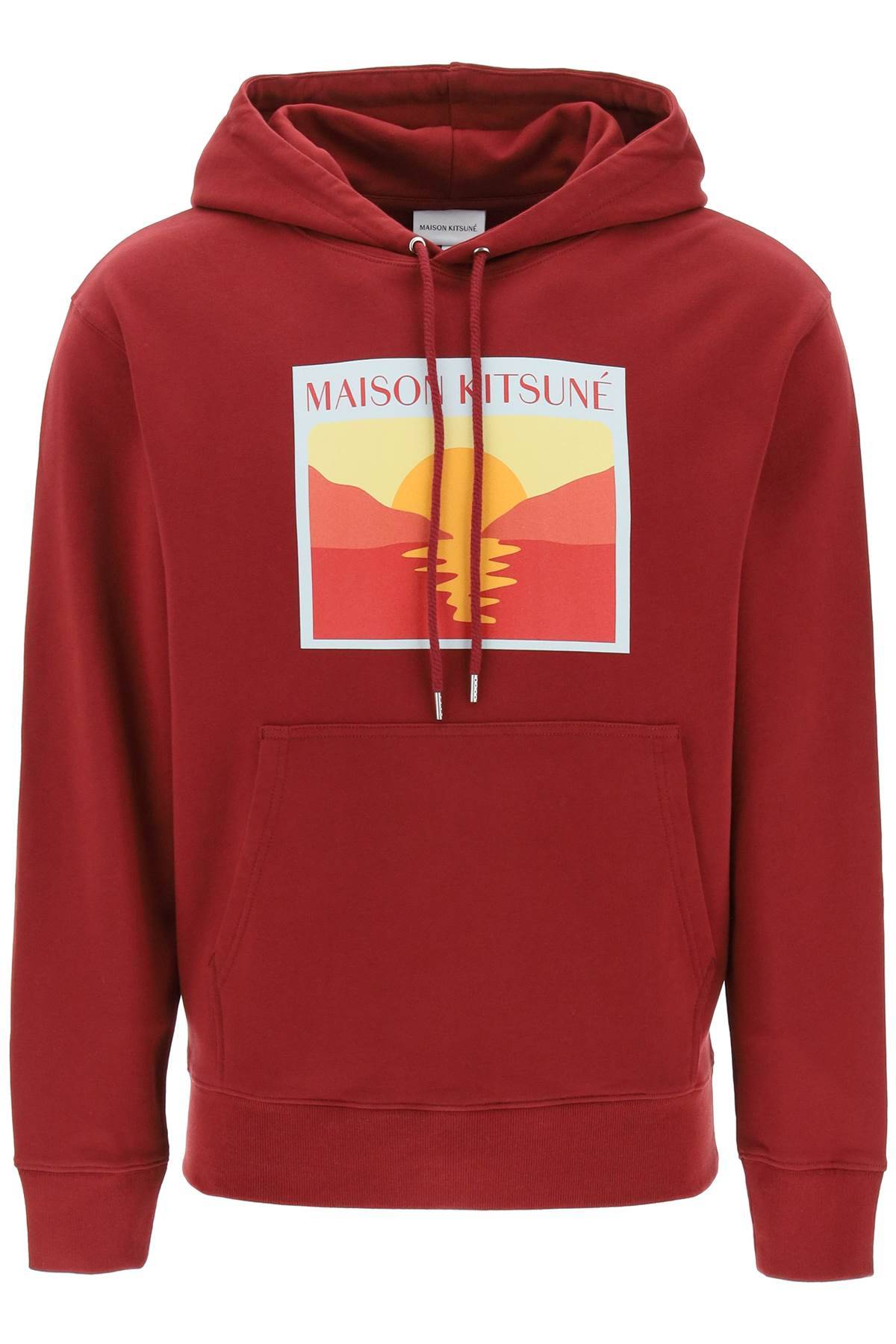 Maison Kitsuné MAISON KITSUNE hooded sweatshirt with graphic print