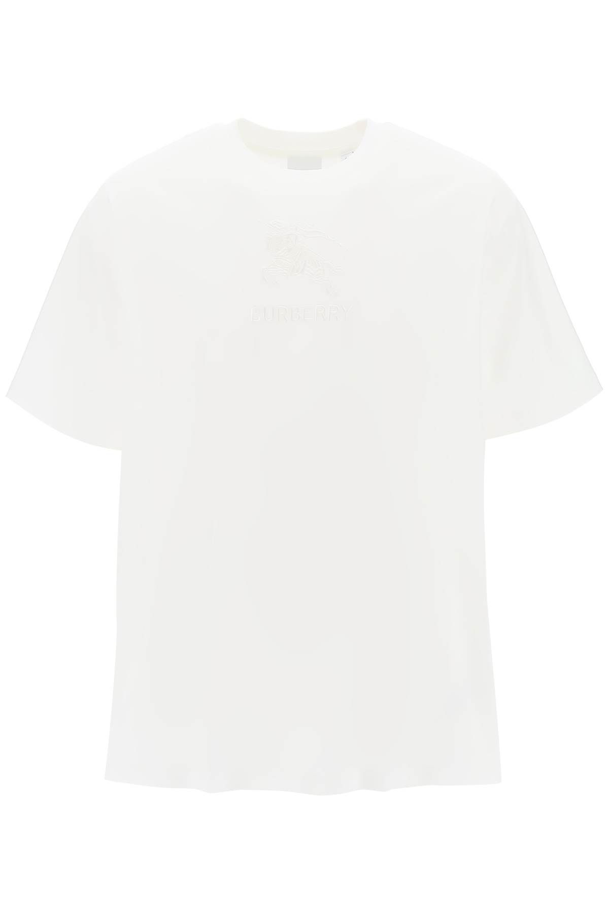 Burberry BURBERRY tempah t-shirt with embroidered ekd