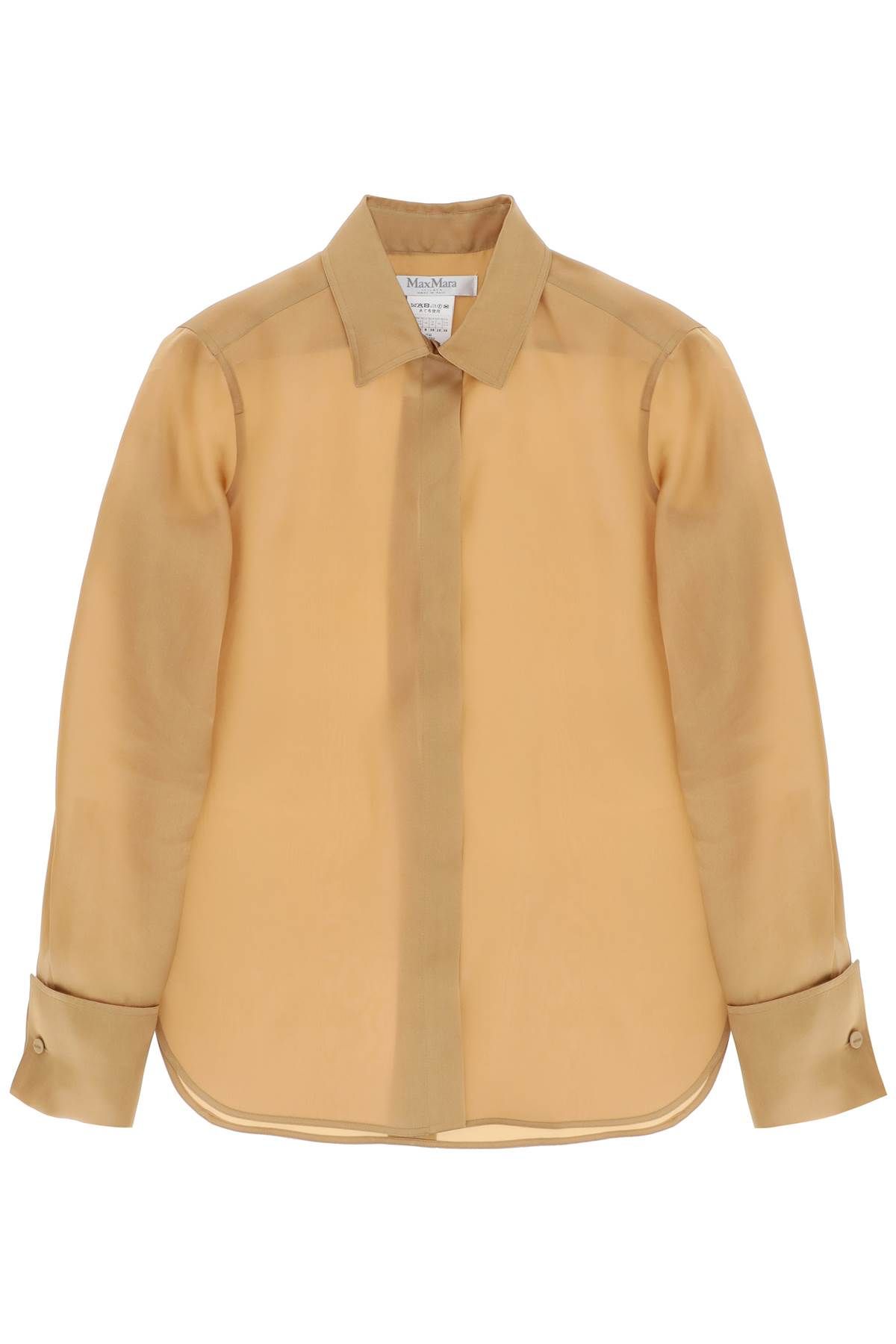 Max Mara MAX MARA nola silk organza shirt in italian