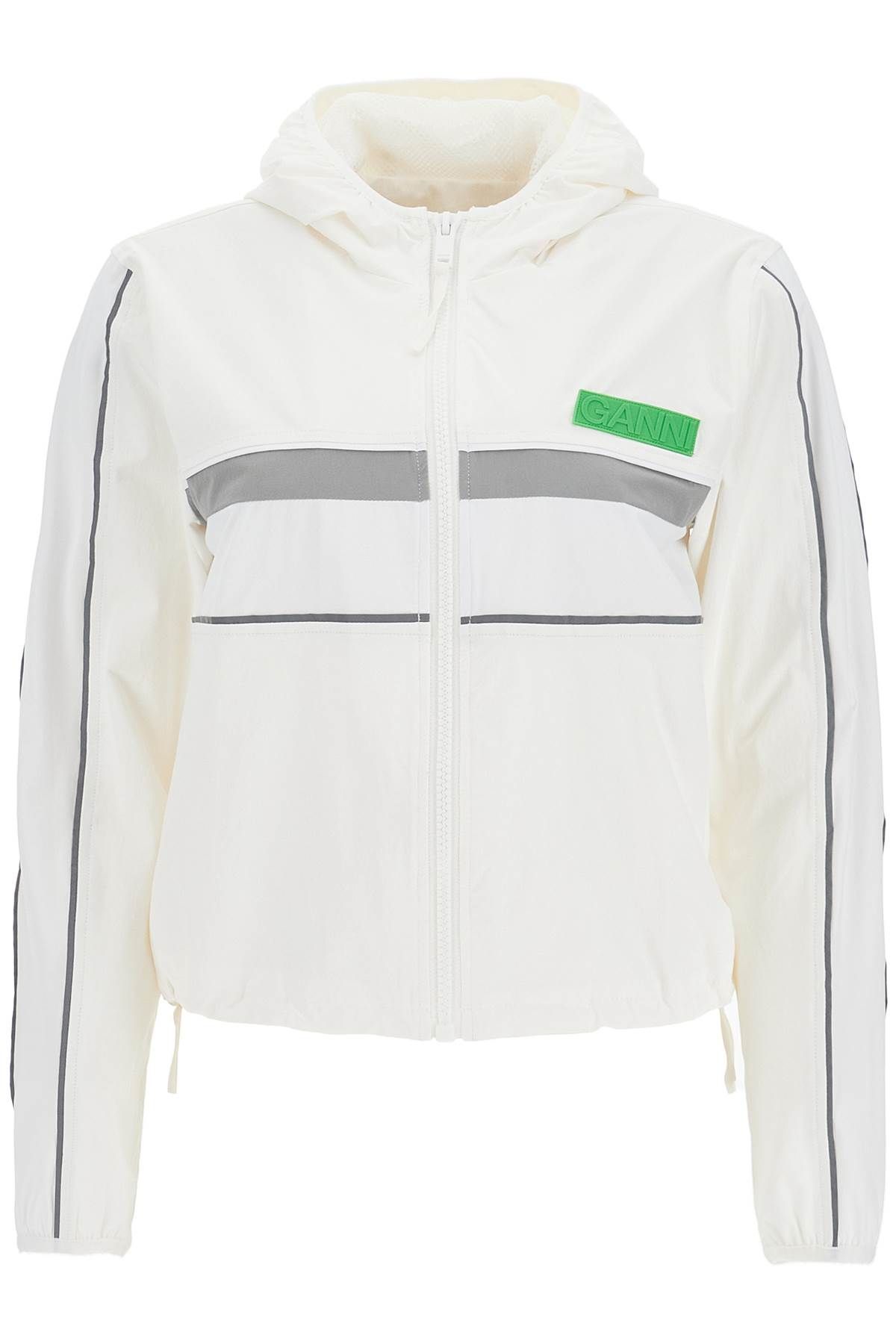 Ganni GANNI stretch nylon sports jacket