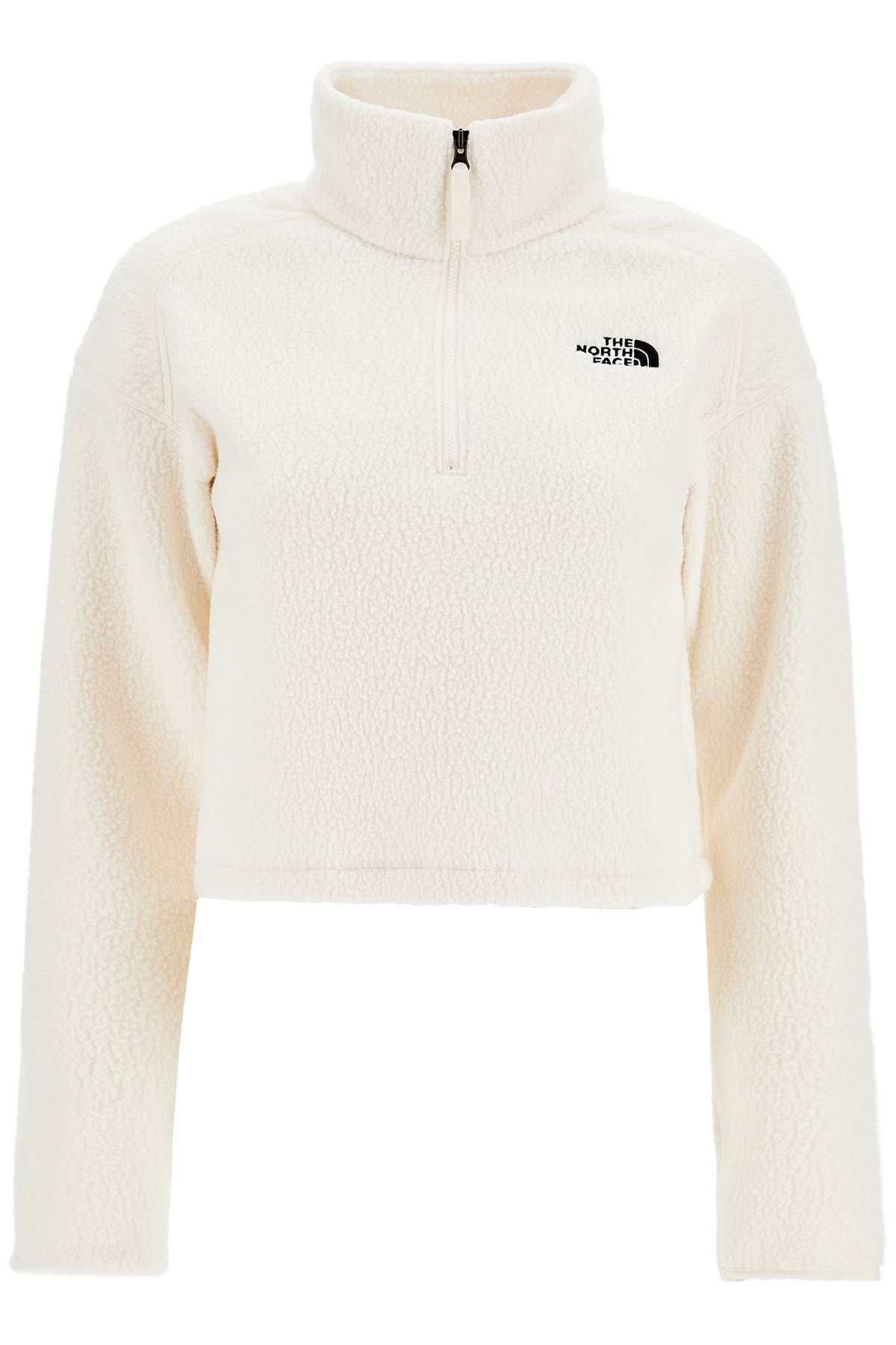 The North Face THE NORTH FACE sherpa fleece cropped sweatshirt in