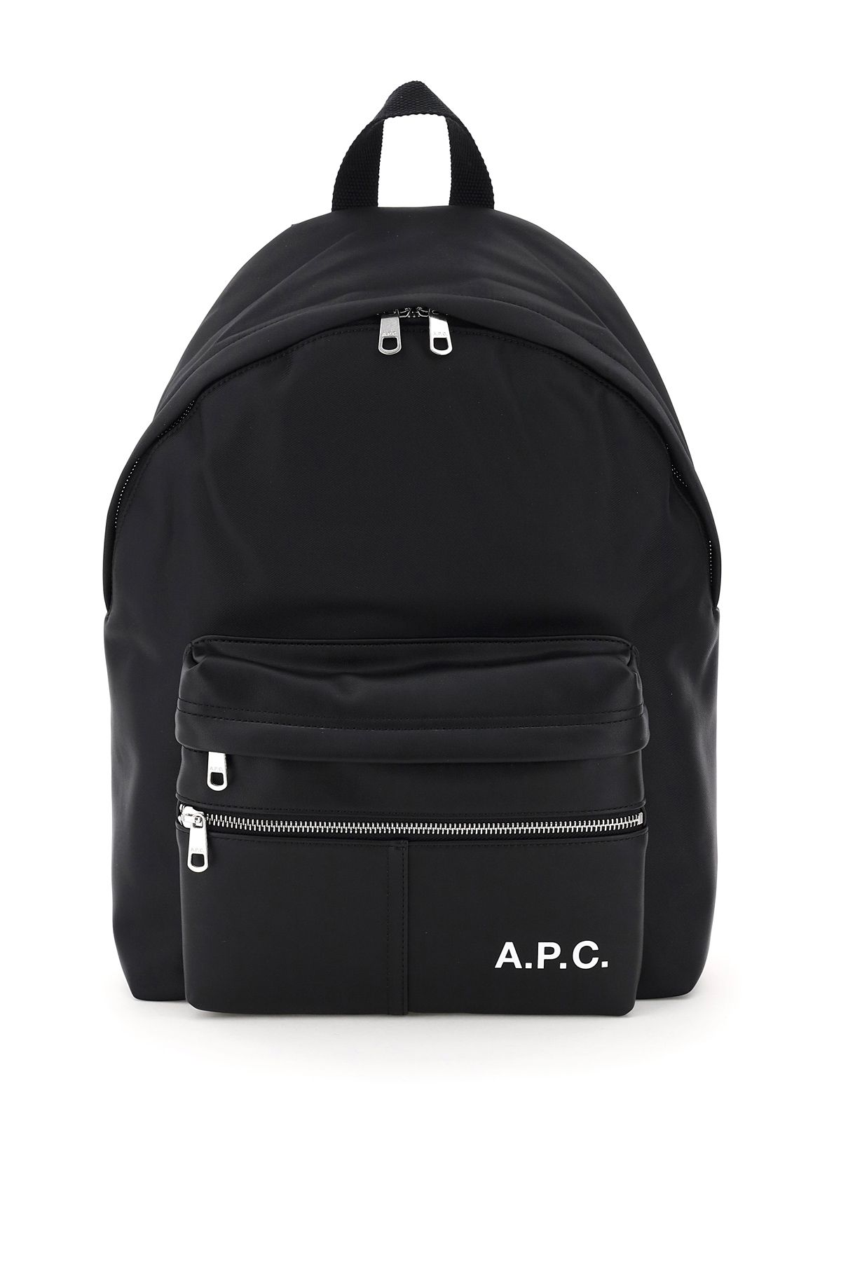 A.P.C. A. P.C. camden faux leather and nylon backpack