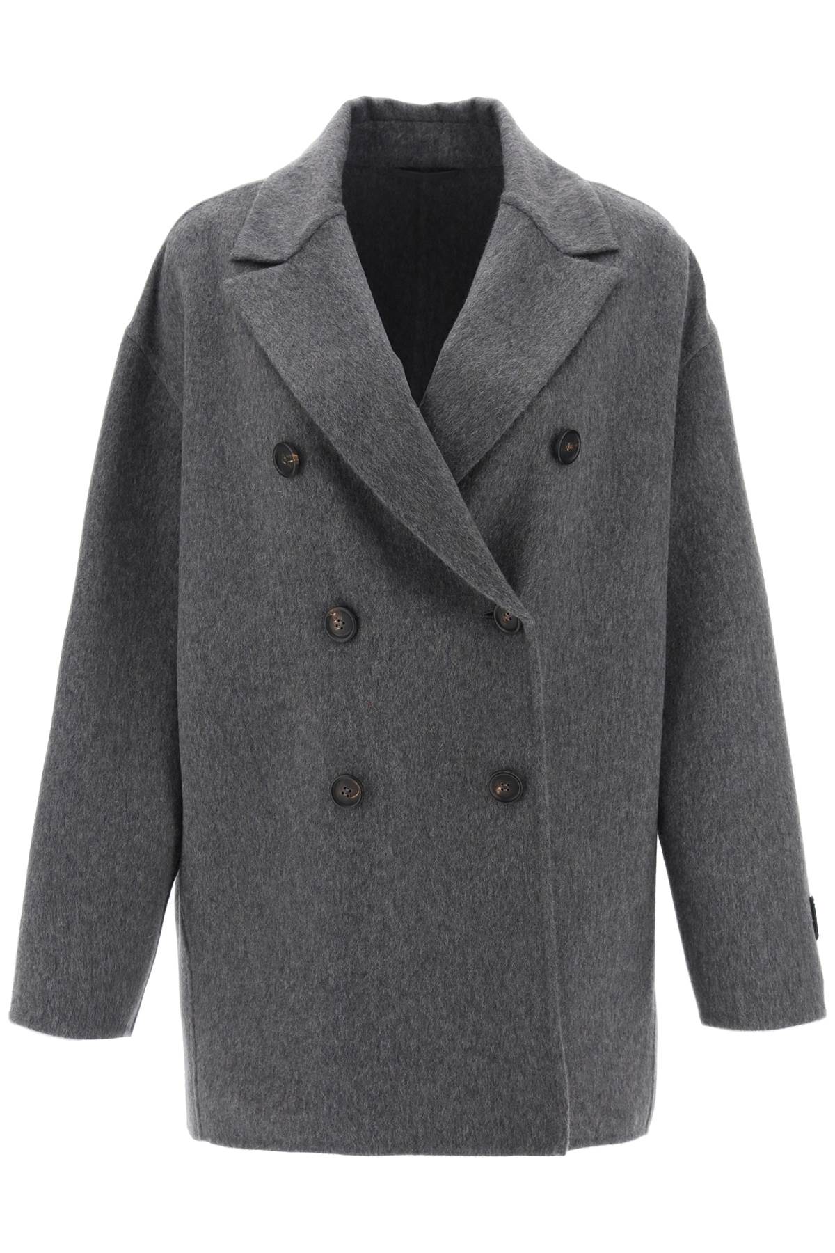 Brunello Cucinelli BRUNELLO CUCINELLI cashmere beaver peacoat