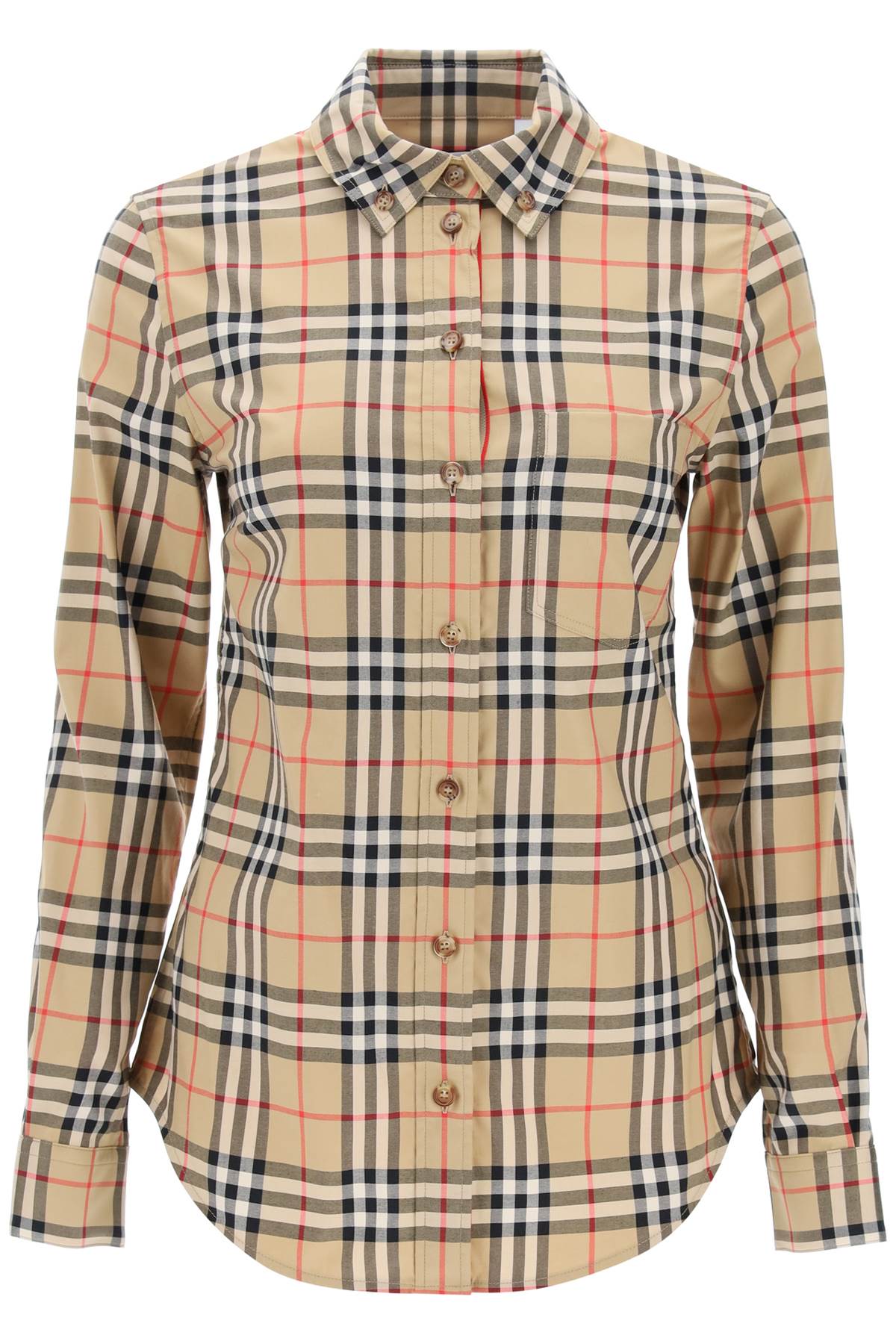 Burberry BURBERRY lapwing button-down shirt with vintage check pattern