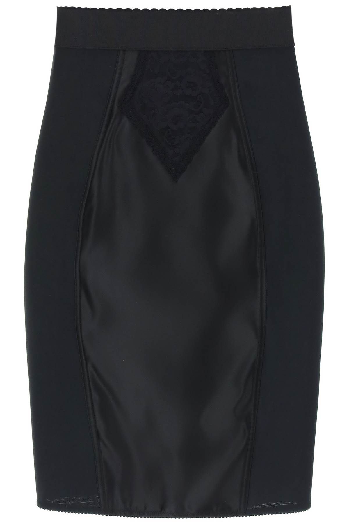 Dolce & Gabbana DOLCE & GABBANA "mini satin and powernet skirt"