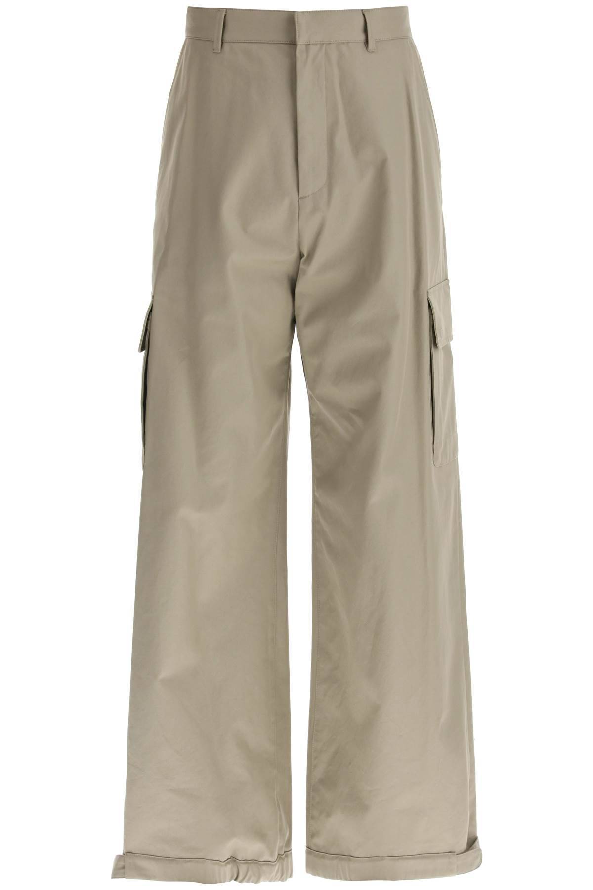 OFF-WHITE OFF-WHITE wide-legged cargo pants with ample leg