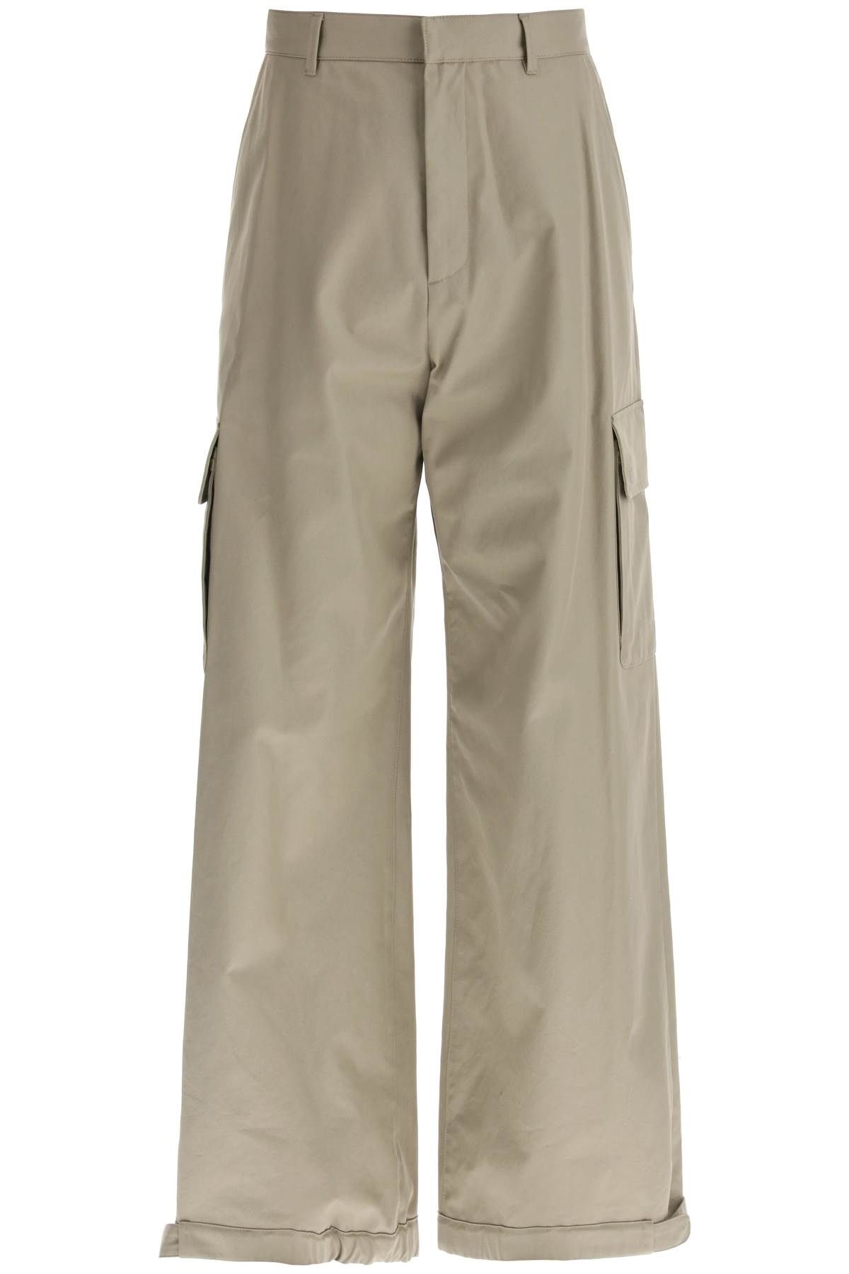 OFF-WHITE OFF-WHITE wide-legged cargo pants with ample leg