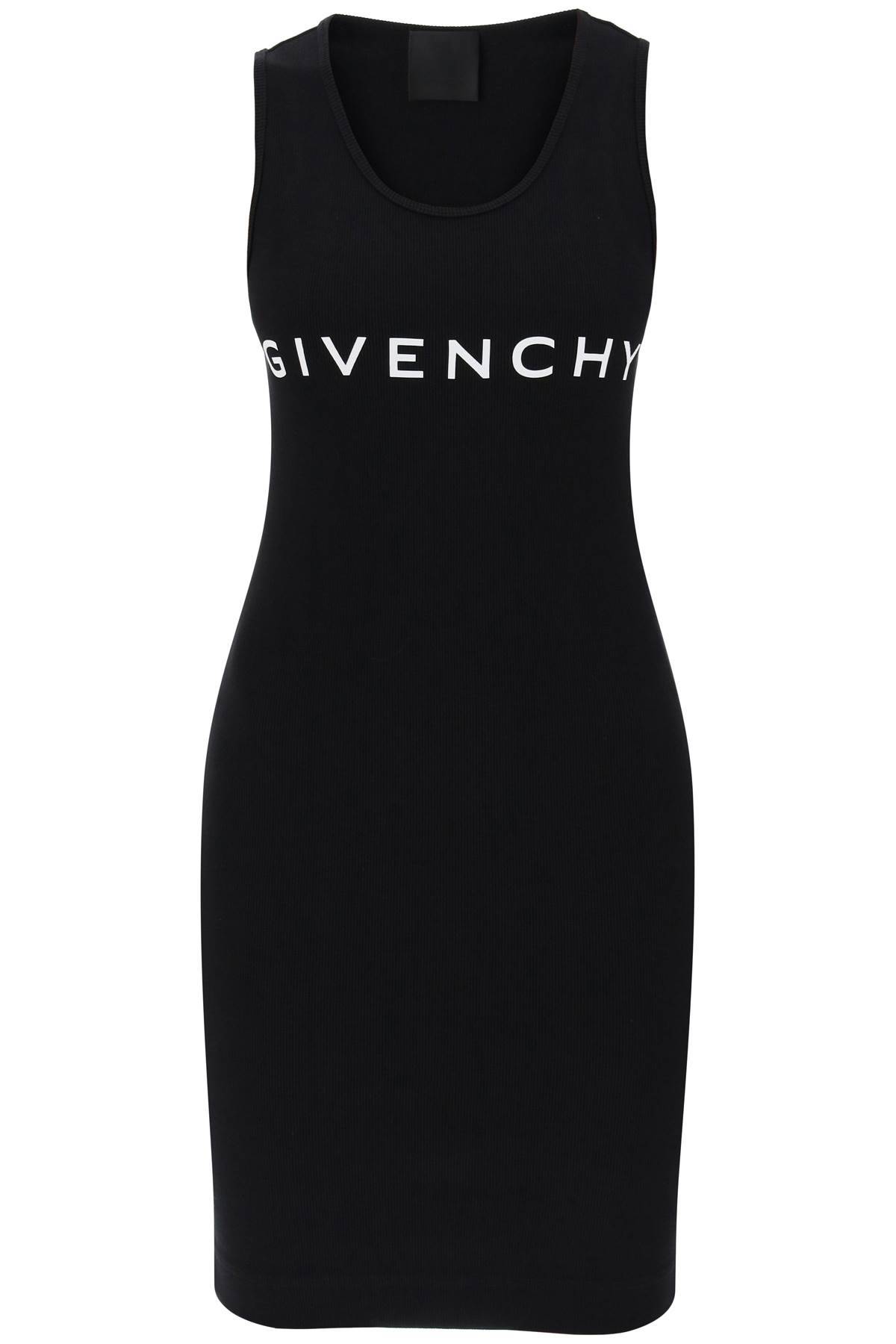 Givenchy GIVENCHY ribbed logo mini dress