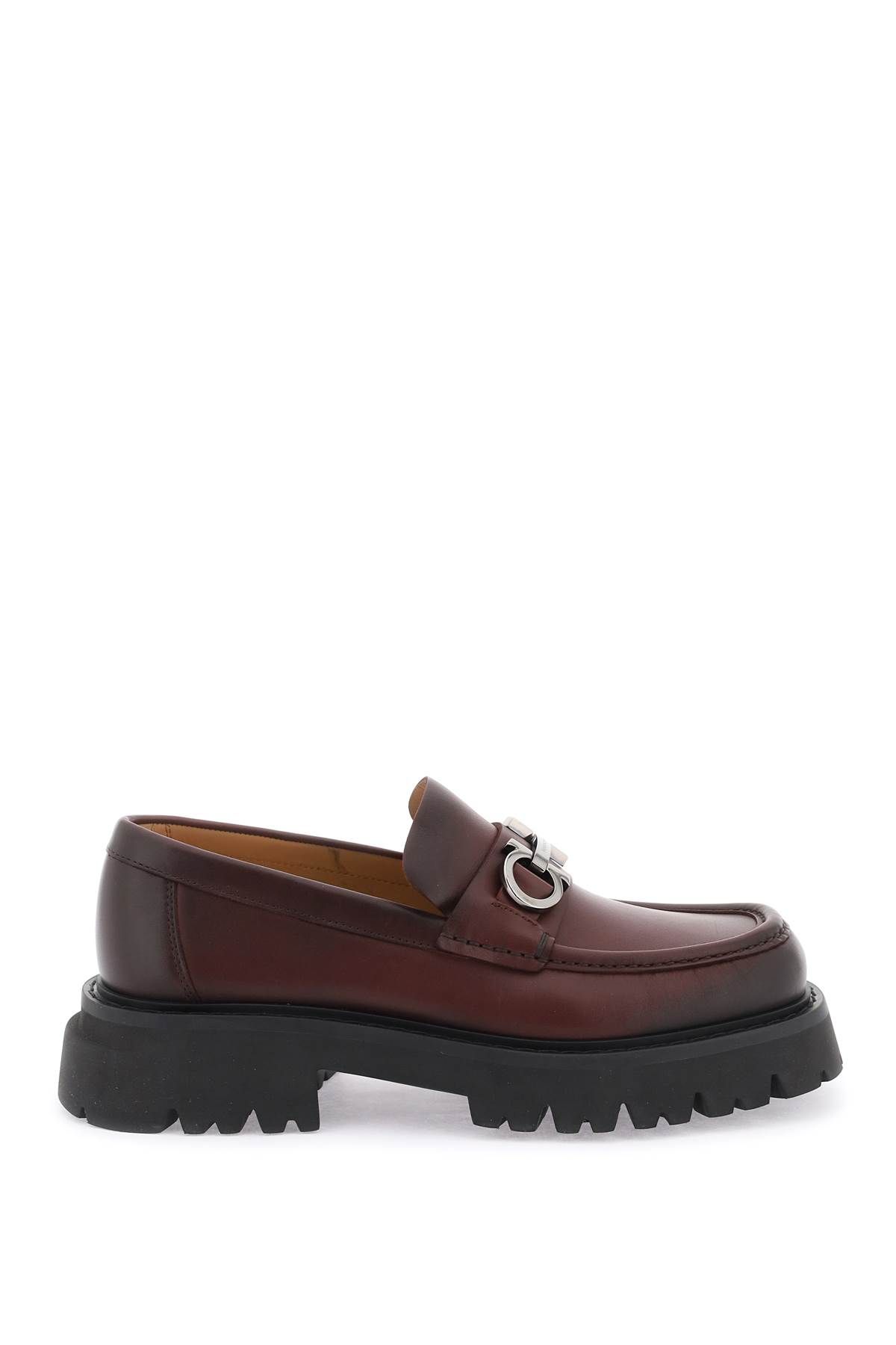 Ferragamo FERRAGAMO gancini loafers with chunky ole