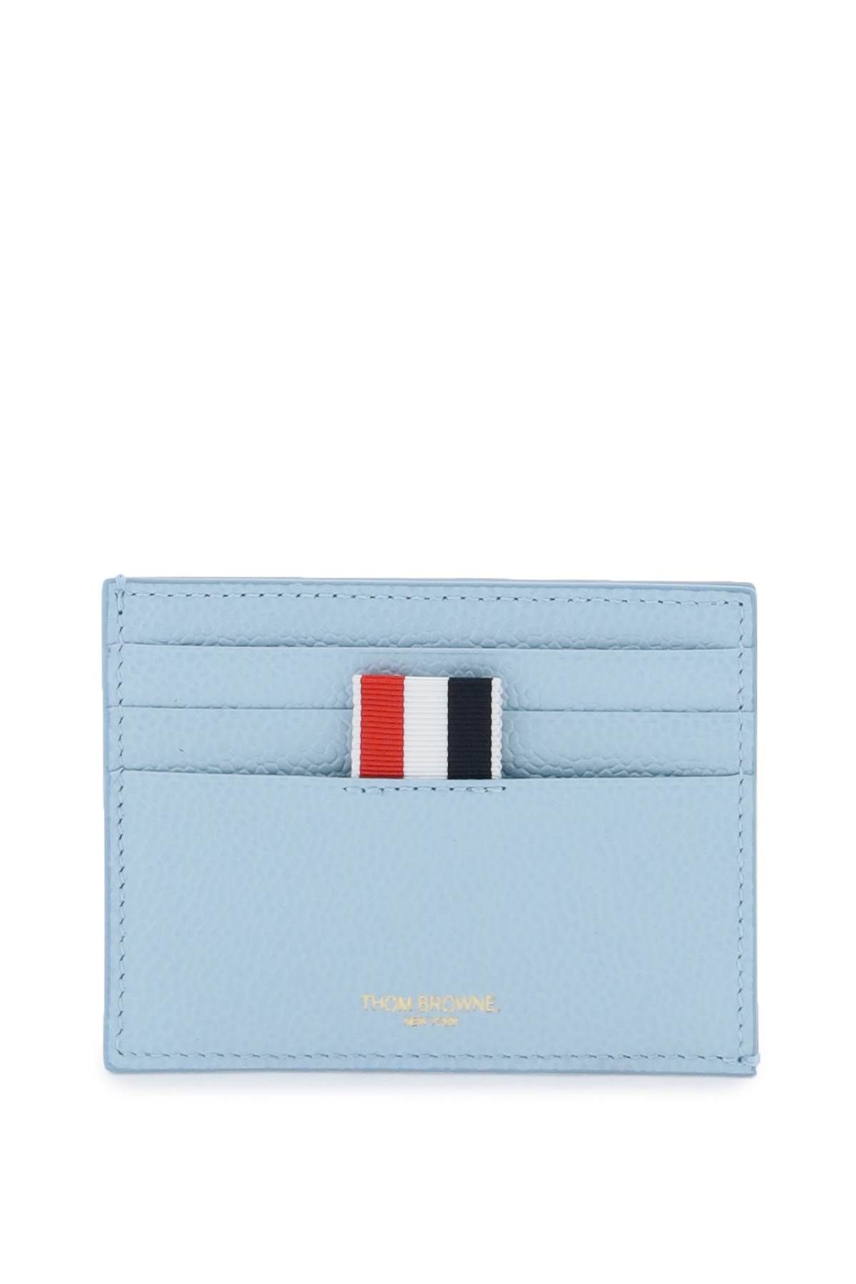 Thom Browne THOM BROWNE 4-bar leather card holder