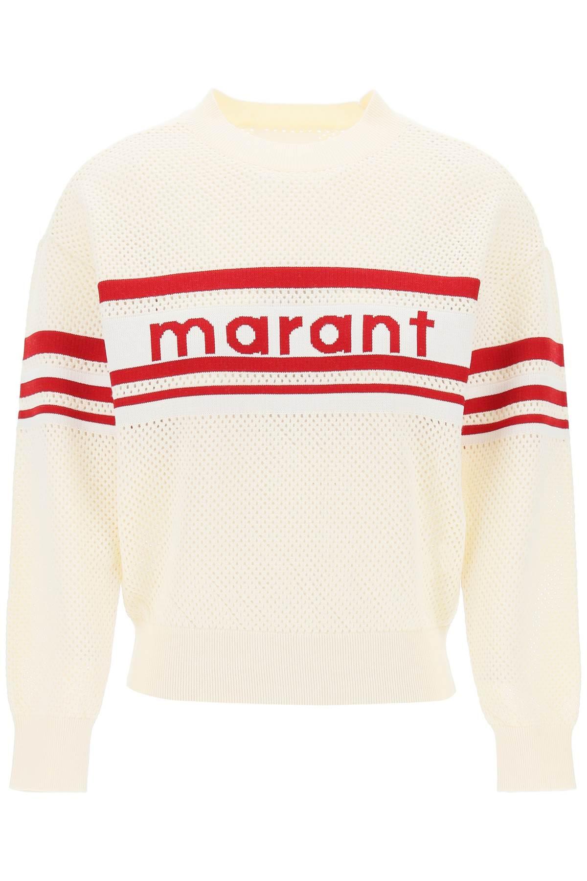 Marant Étoile MARANT ETOILE "Arwen logo perforated knit pullover