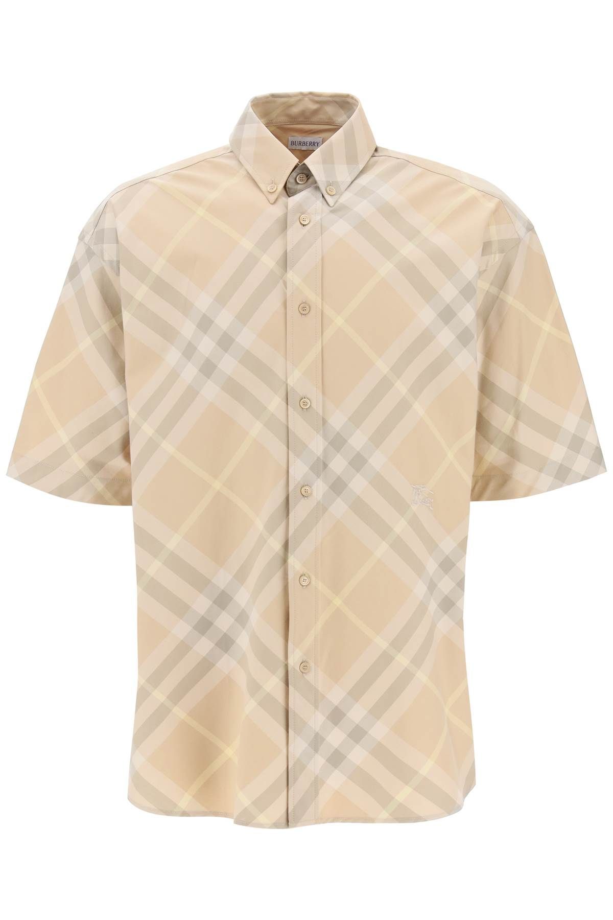 Burberry BURBERRY "organic cotton checkered shirt