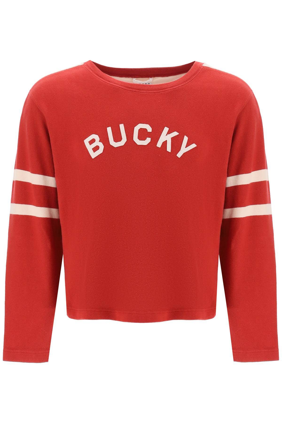 BODE BODE bucky two-tone cotton sweater