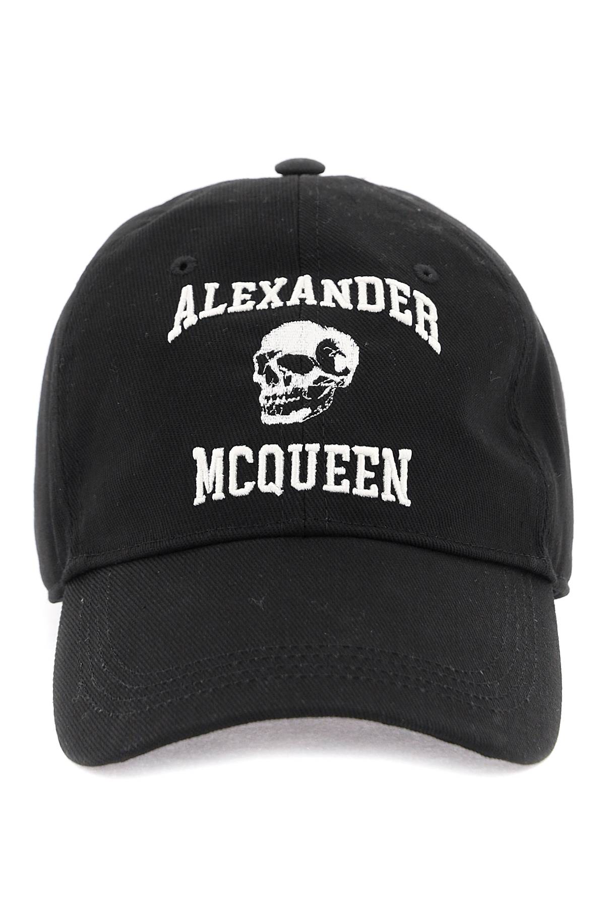 Alexander McQueen ALEXANDER MCQUEEN embroidered logo baseball cap