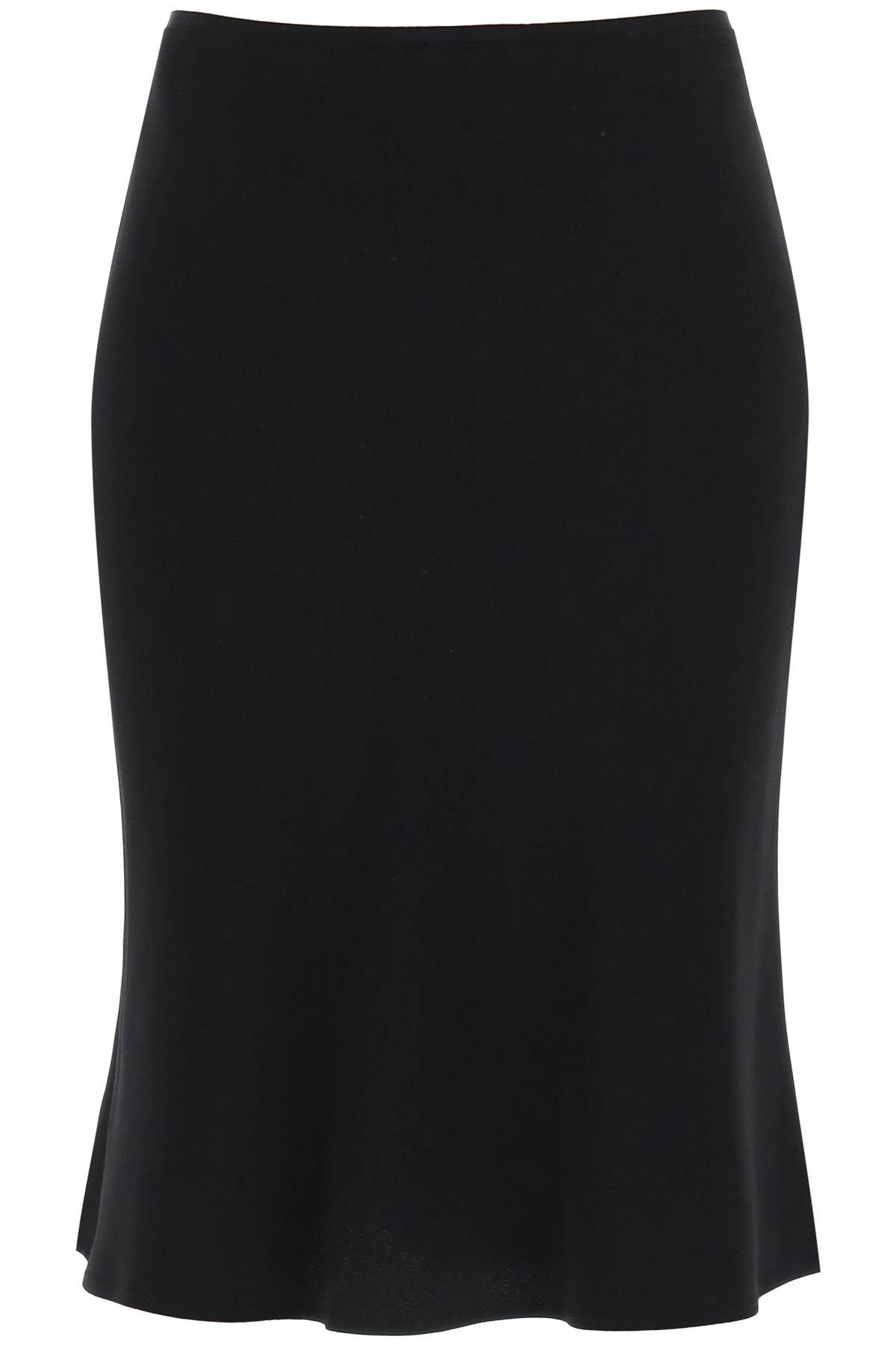  AMI ALEXANDRE MATIUSSI midi crepe skirt in