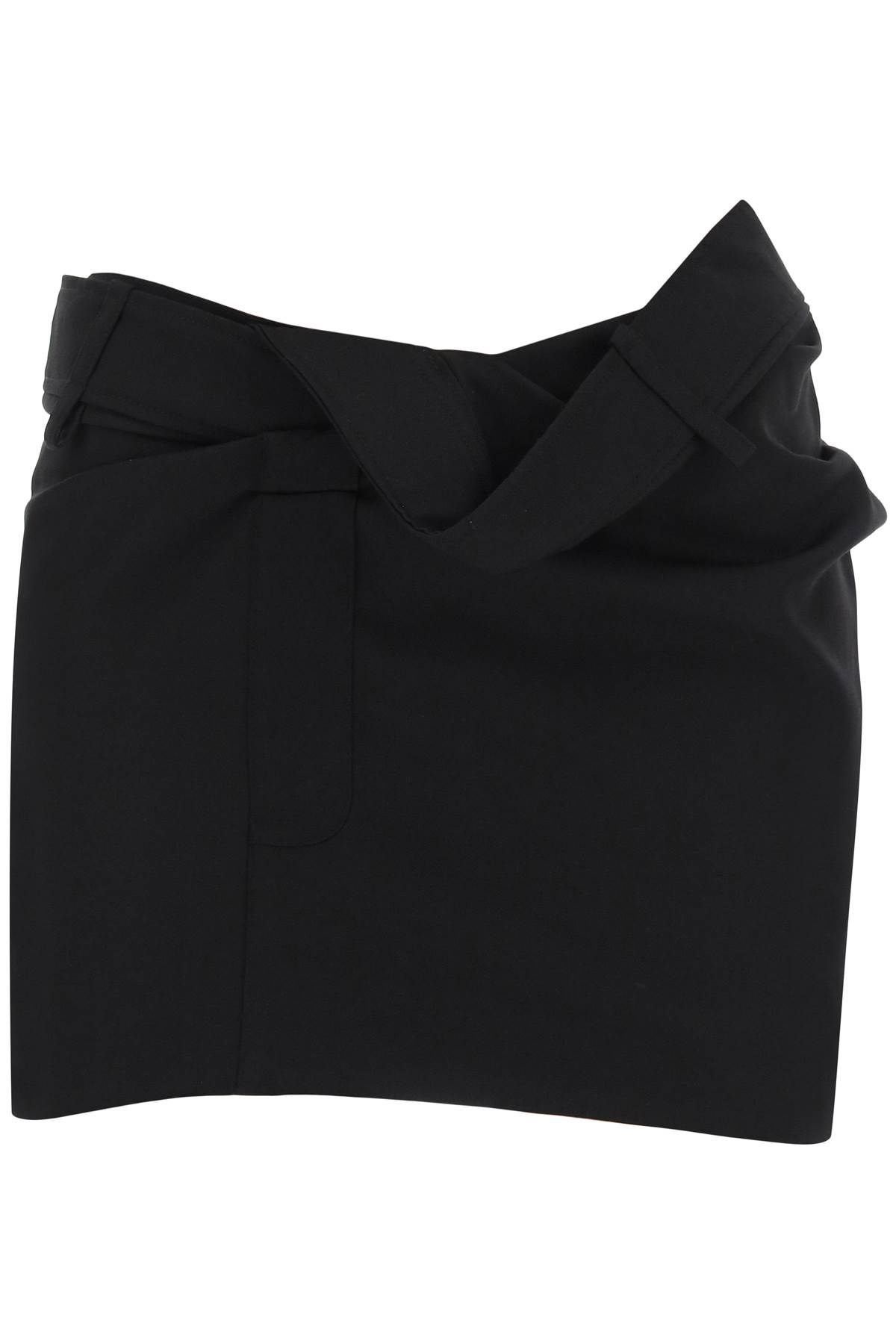 Jacquemus JACQUEMUS 'la mini jupe bahia' draped mini skirt