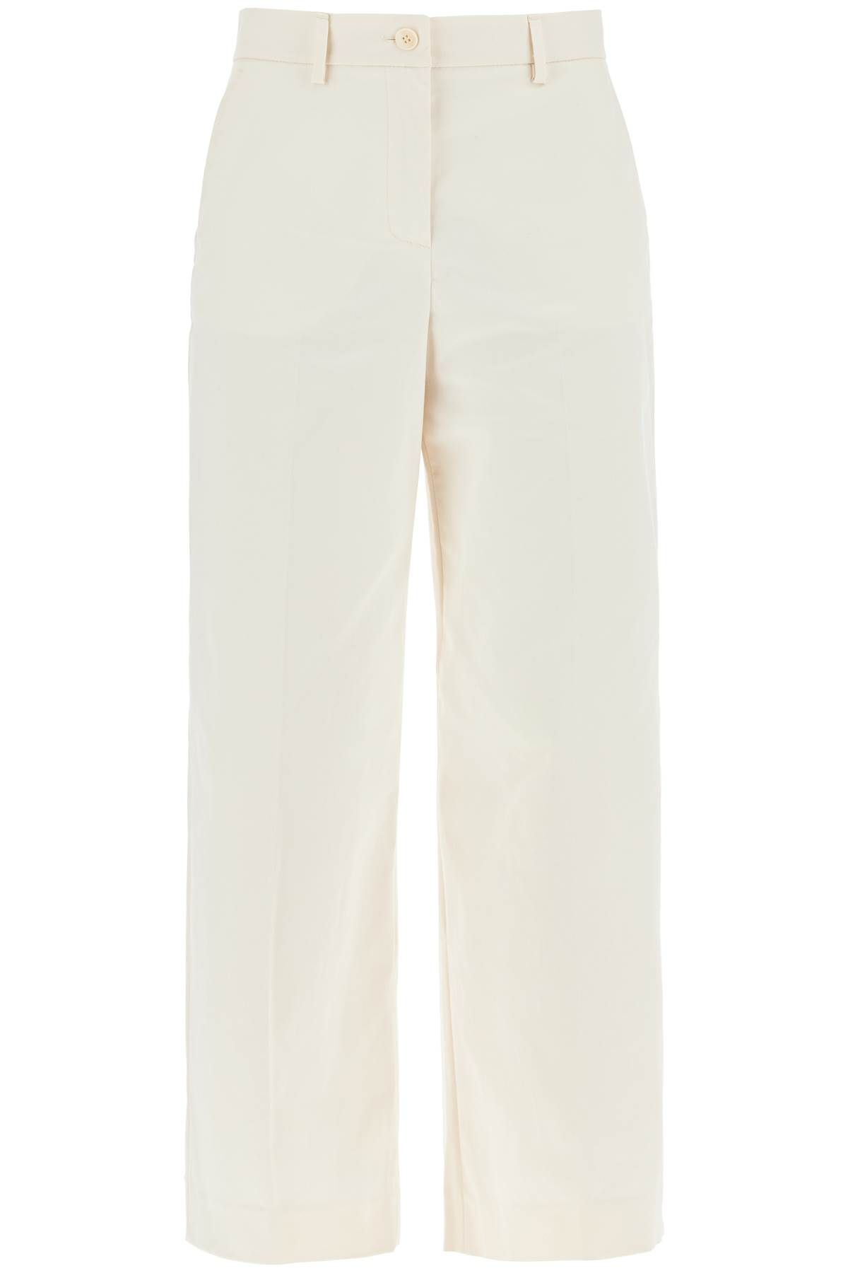 Weekend Max Mara WEEKEND MAX MARA stretch cotton cropped pants