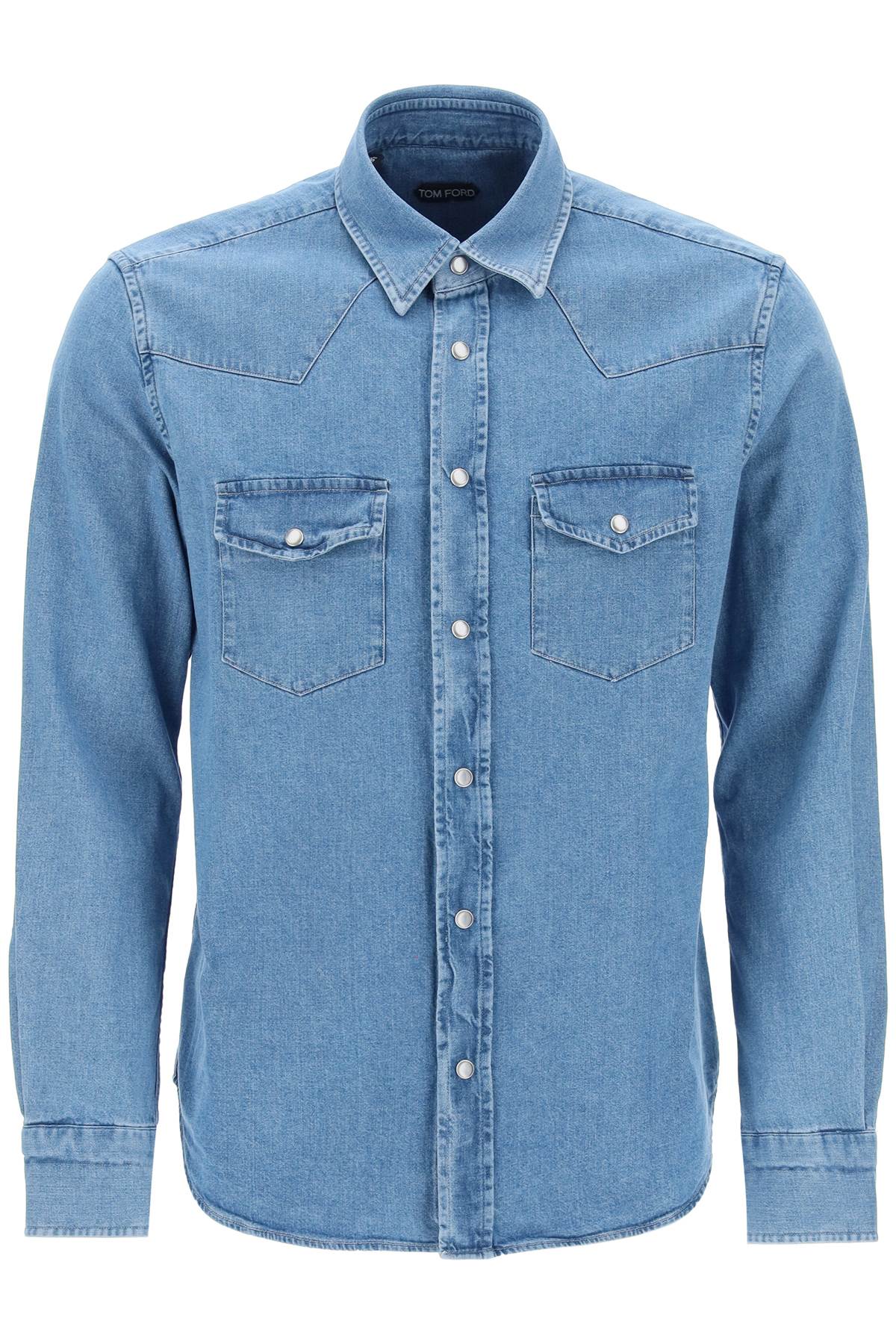 Tom Ford TOM FORD denim western shirt for men