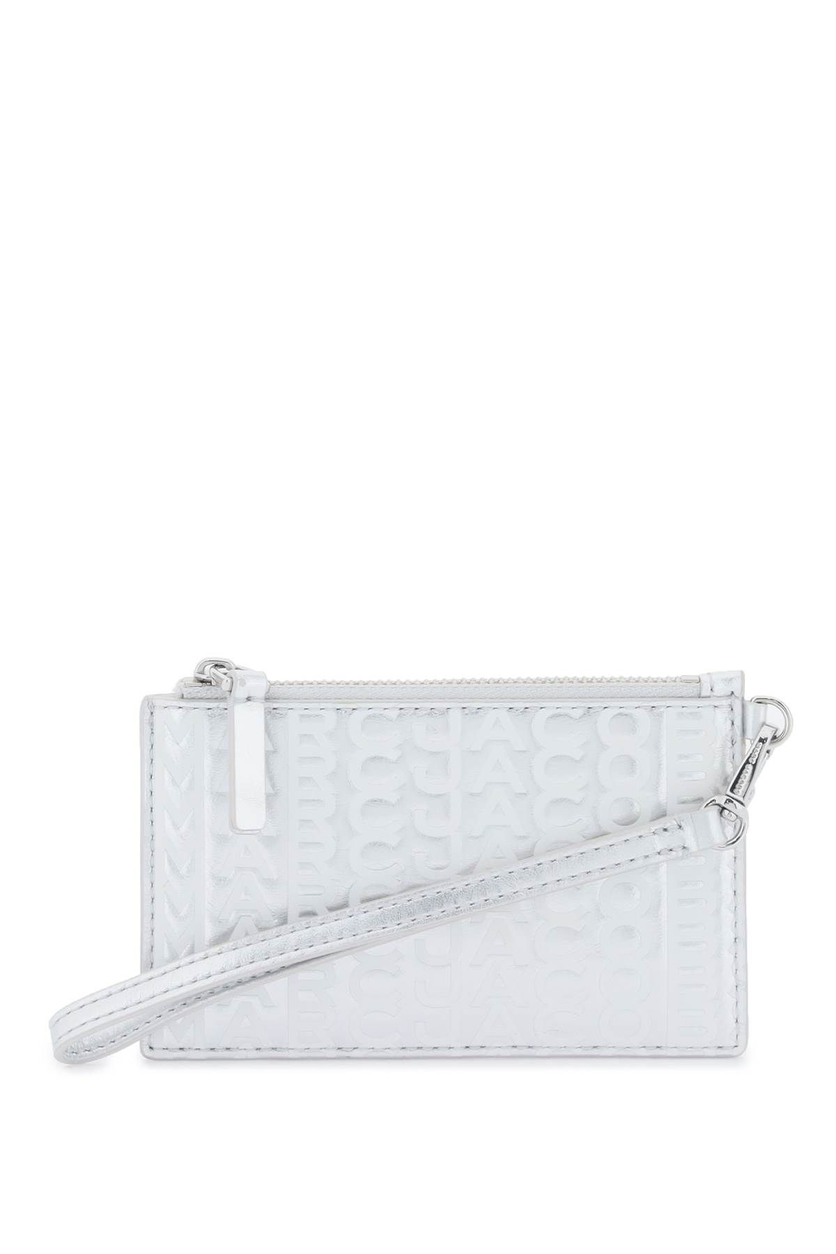 Marc Jacobs MARC JACOBS the metallic top zip wristlet wallet