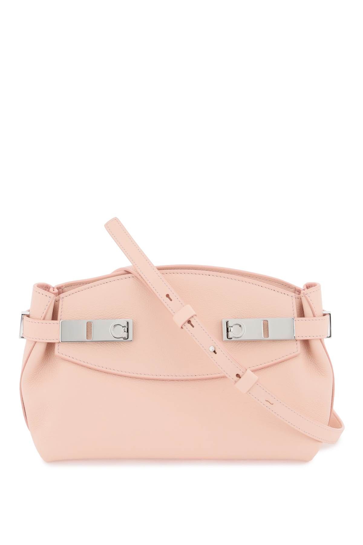 Ferragamo FERRAGAMO small hug pouch with removable strap