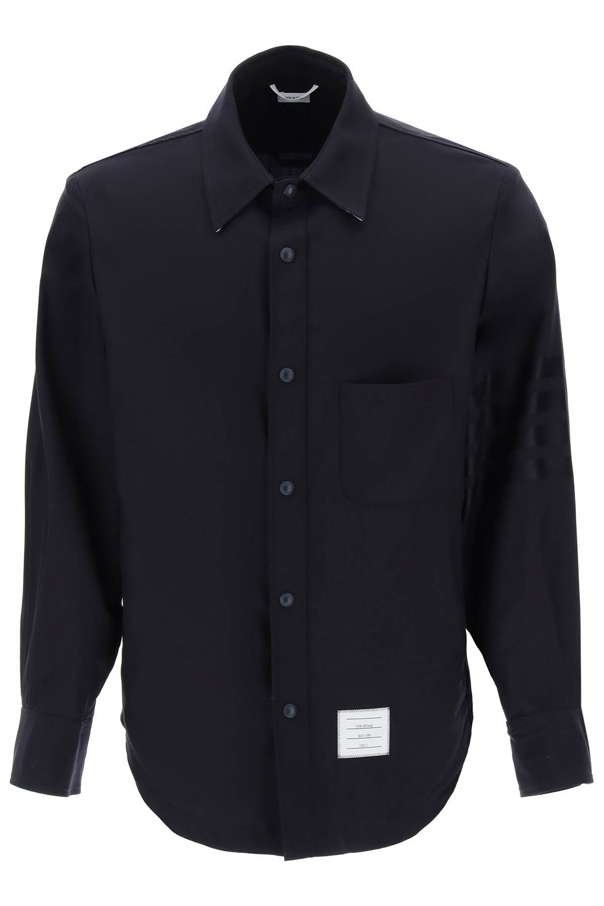 Thom Browne THOM BROWNE 4-bar shirt in light wool