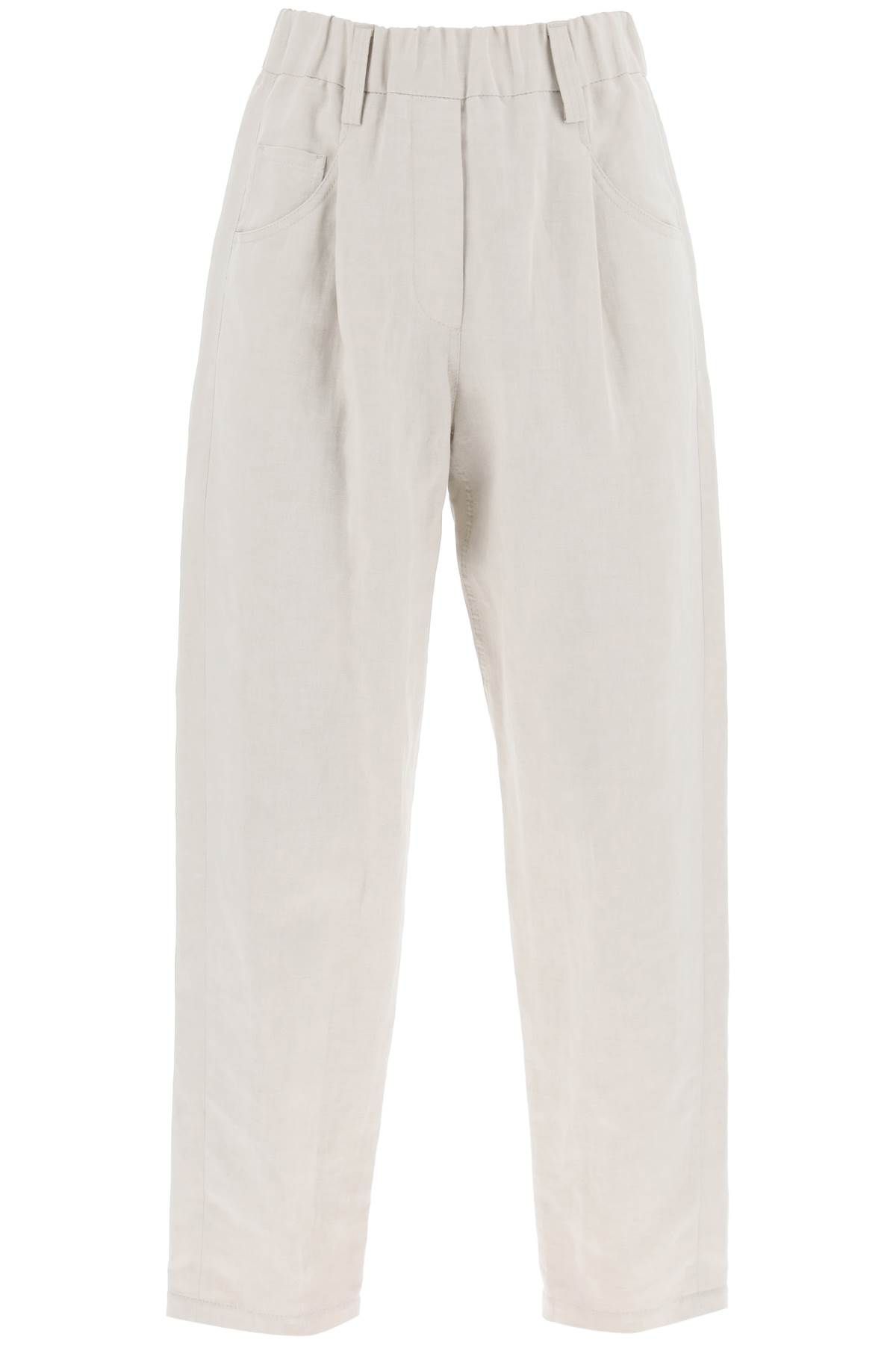 Brunello Cucinelli BRUNELLO CUCINELLI linen and cotton canvas pants.