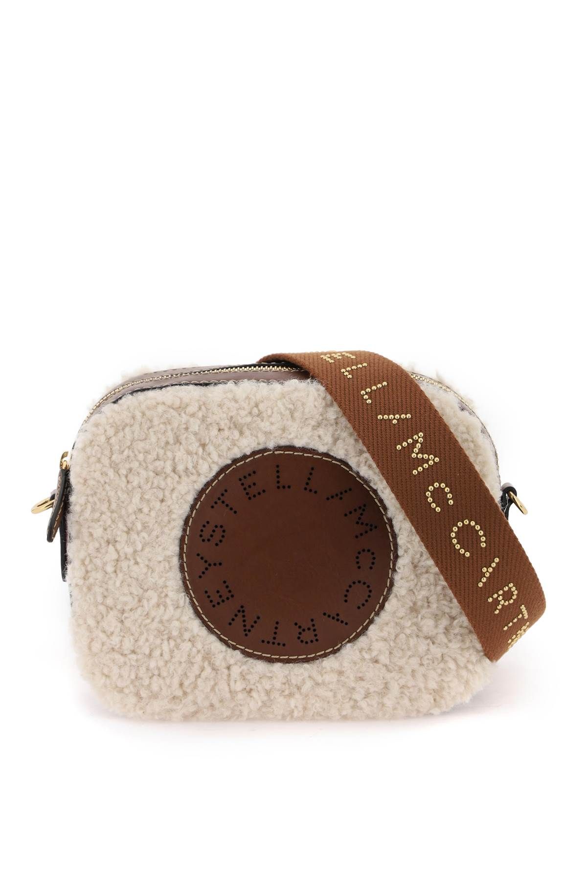 Stella McCartney STELLA McCARTNEY shearling camera bag